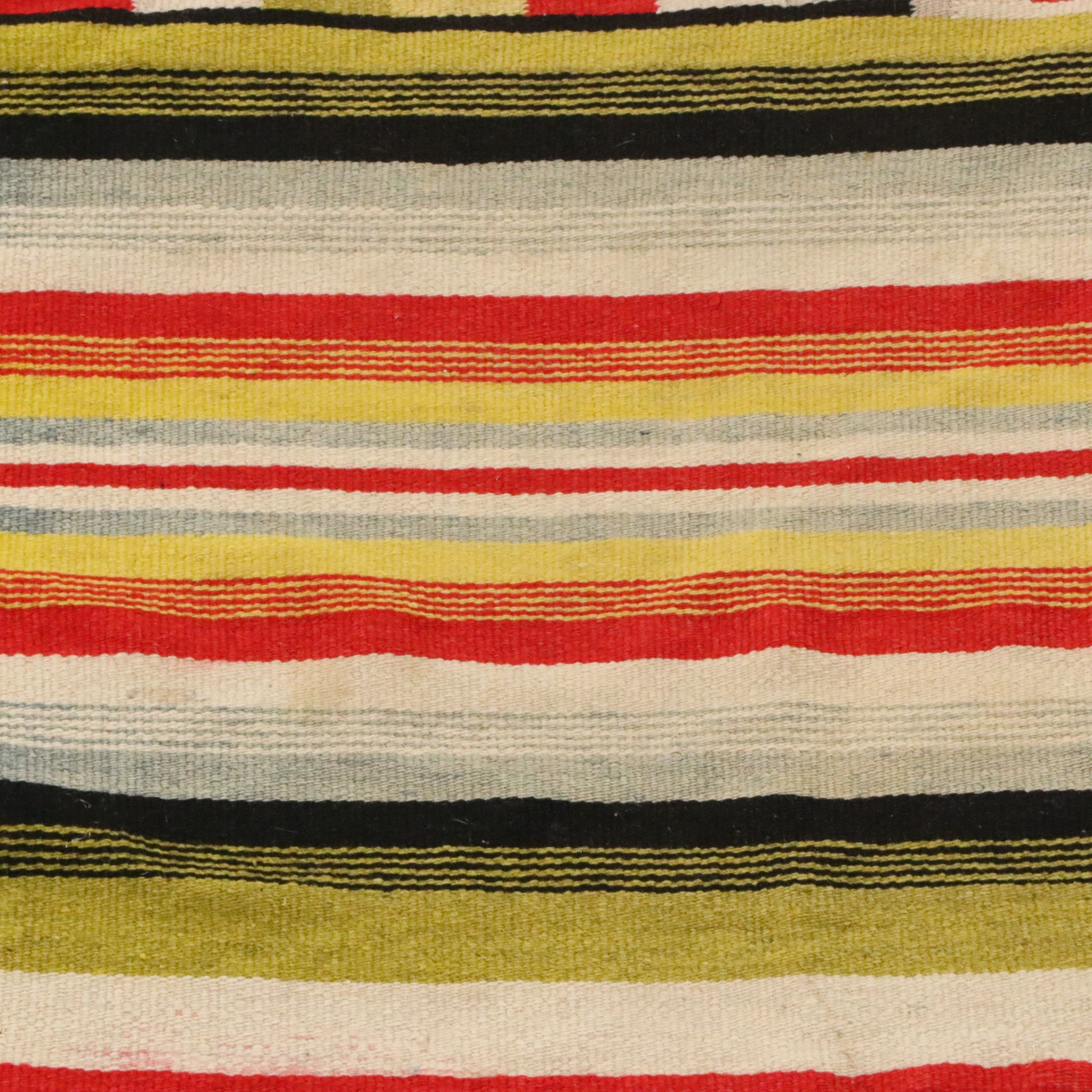 4'5 x 6'7 Handwoven Mexican Oaxaca Area Rug