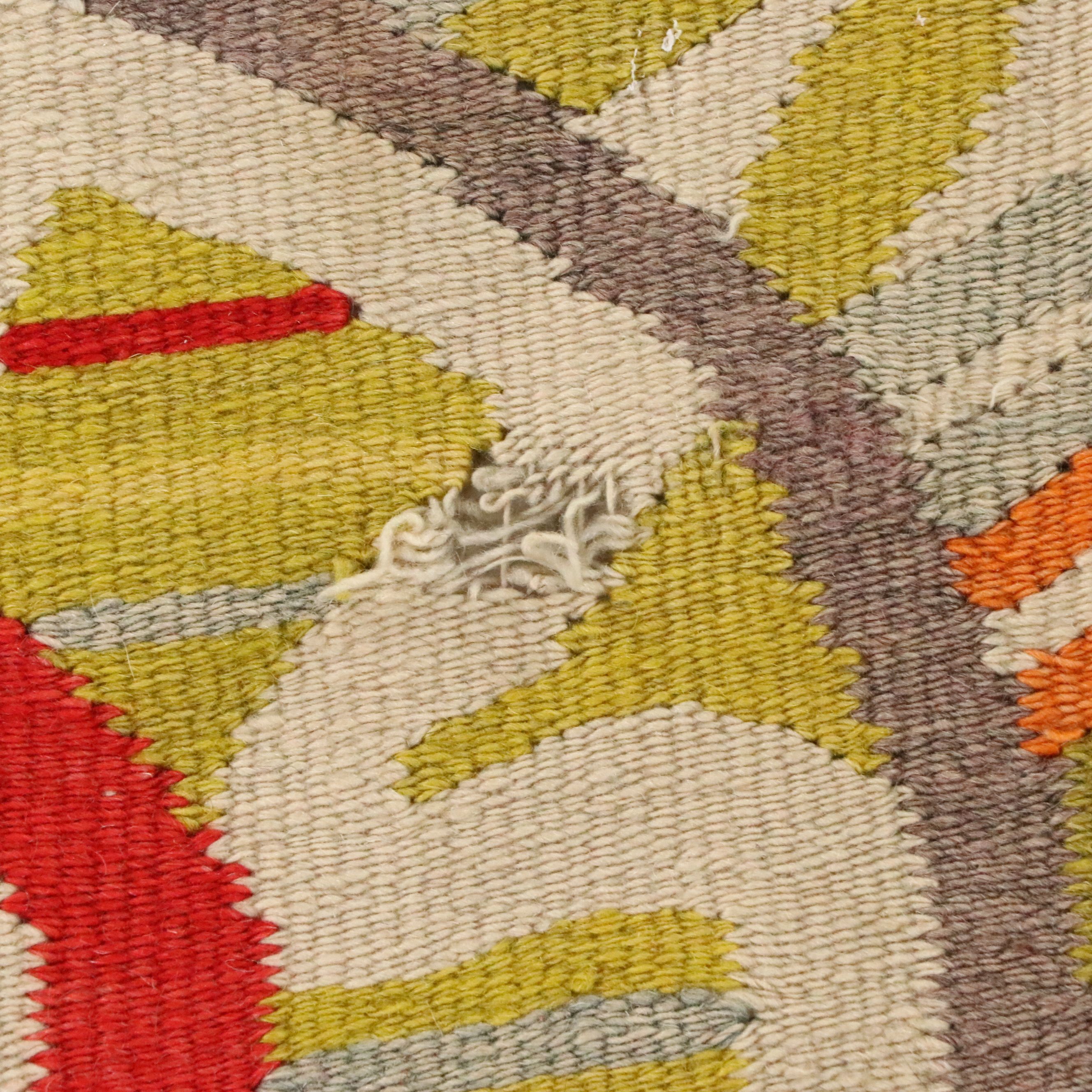 4'5 x 6'7 Handwoven Mexican Oaxaca Area Rug