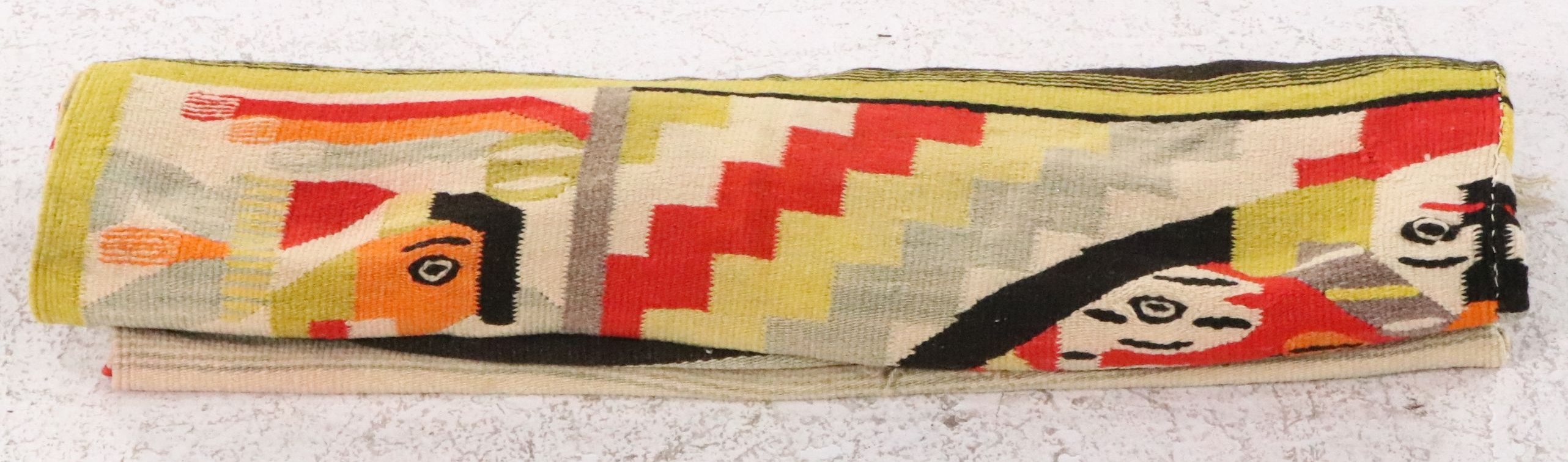 4'5 x 6'7 Handwoven Mexican Oaxaca Area Rug