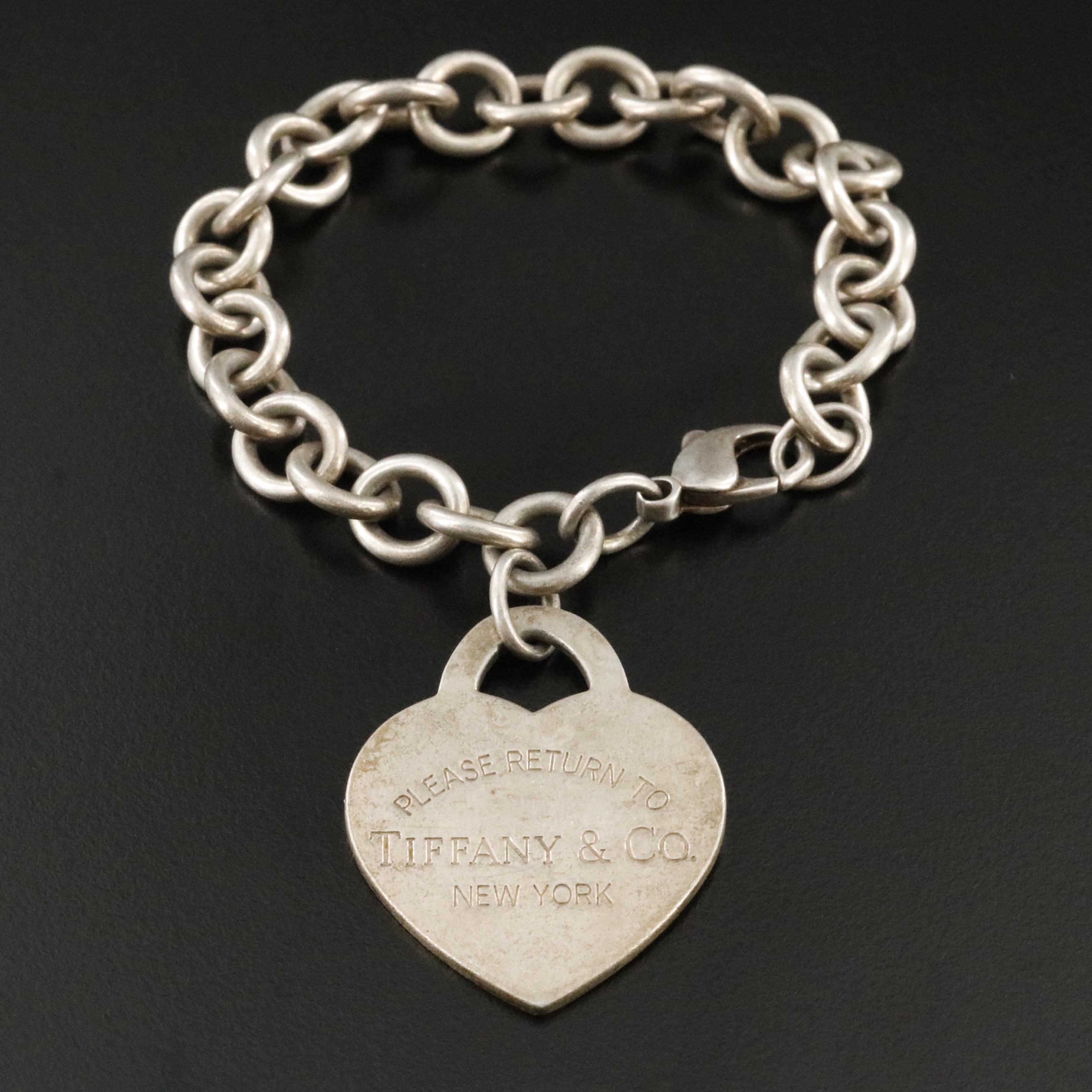 Tiffany & Co. Return to Tiffany Sterling Heart Tag Bracelet