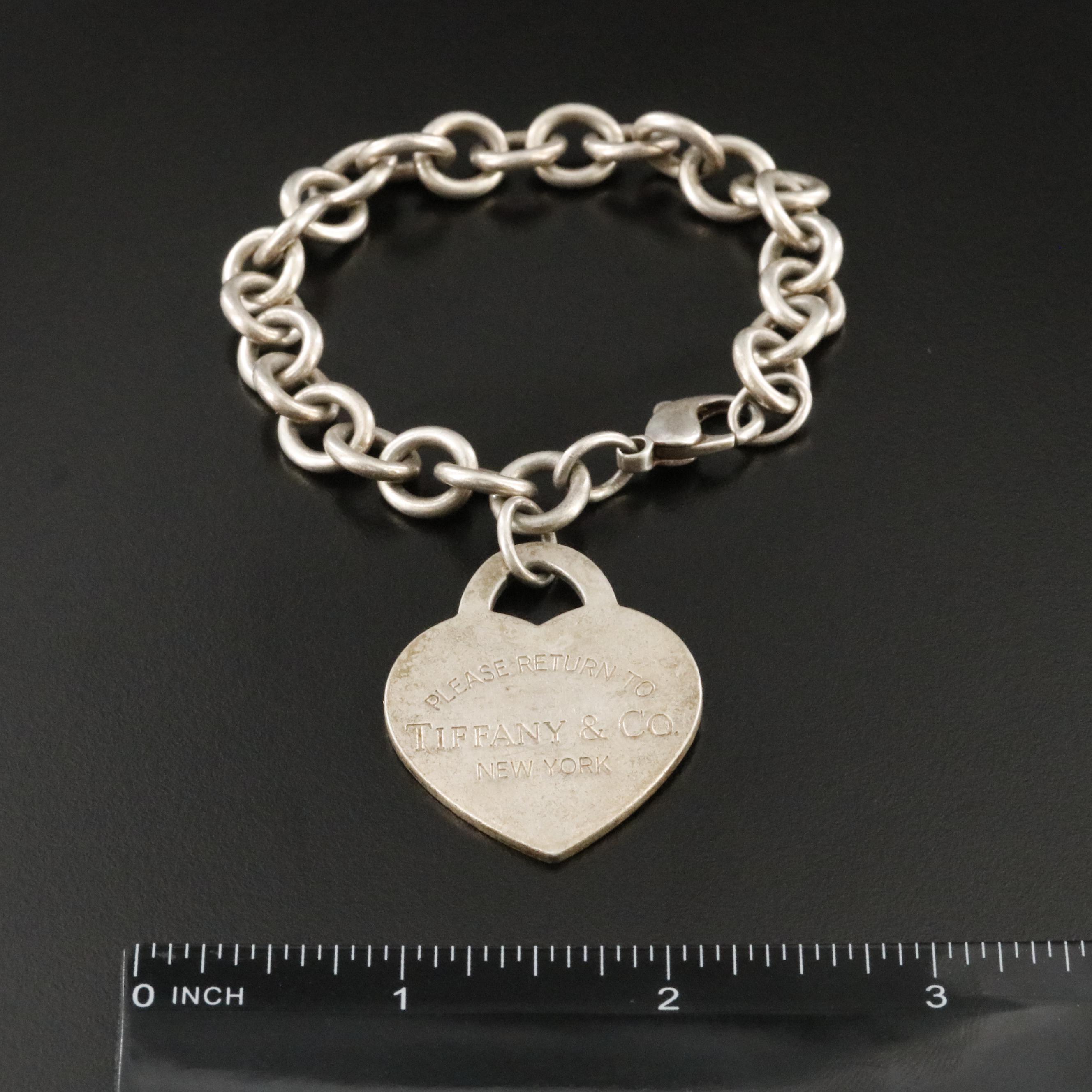 Tiffany & Co. Return to Tiffany Sterling Heart Tag Bracelet