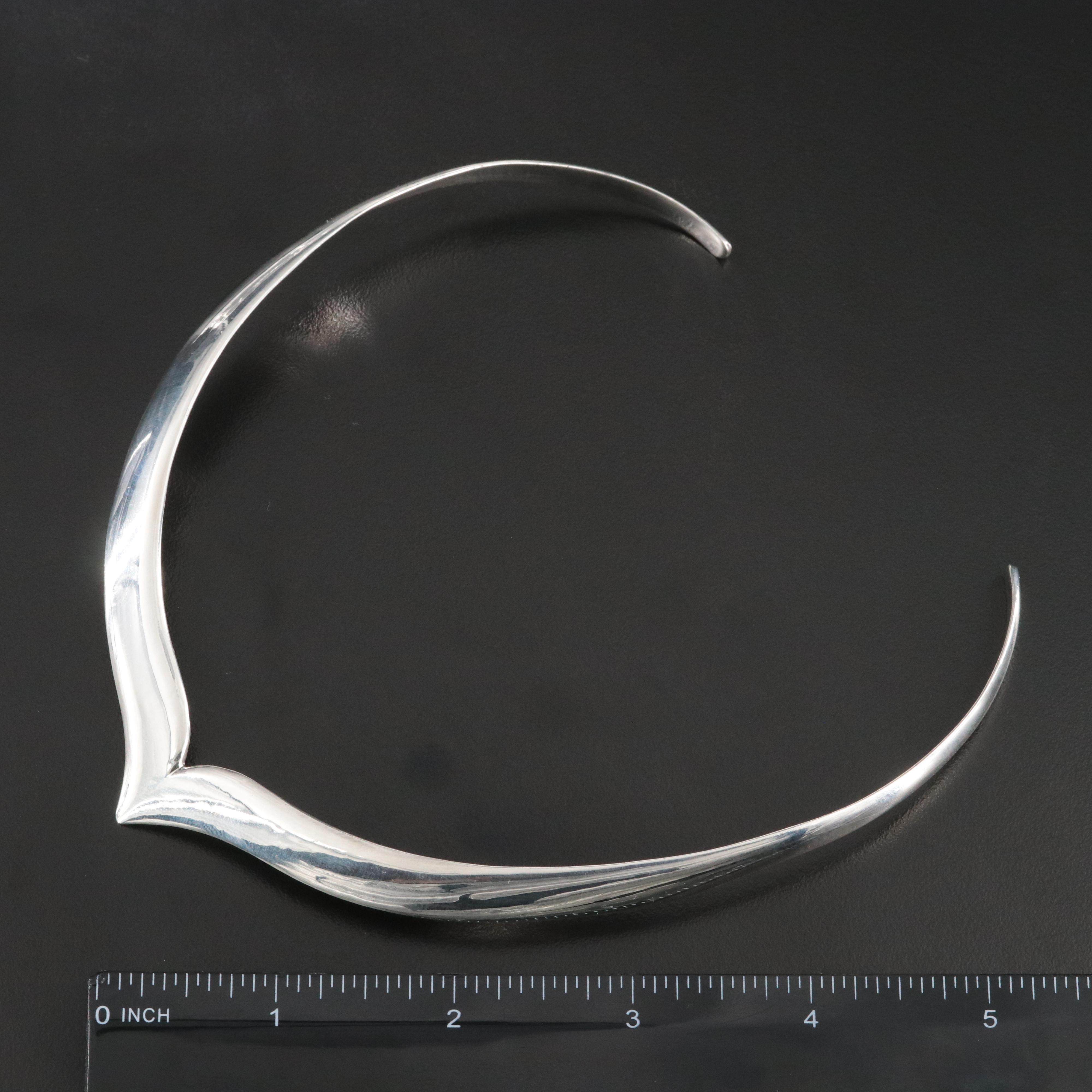 Mexican Sterling Chevron Collar