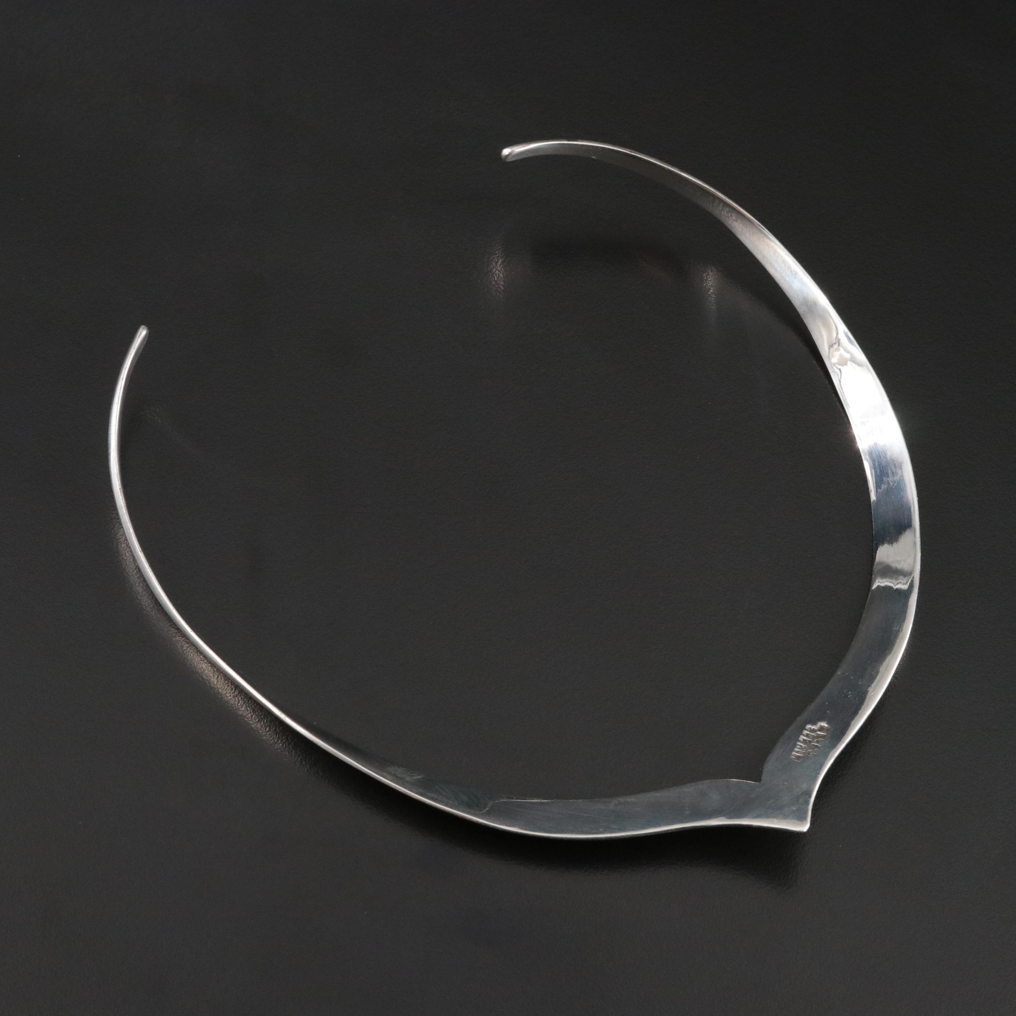 Mexican Sterling Chevron Collar