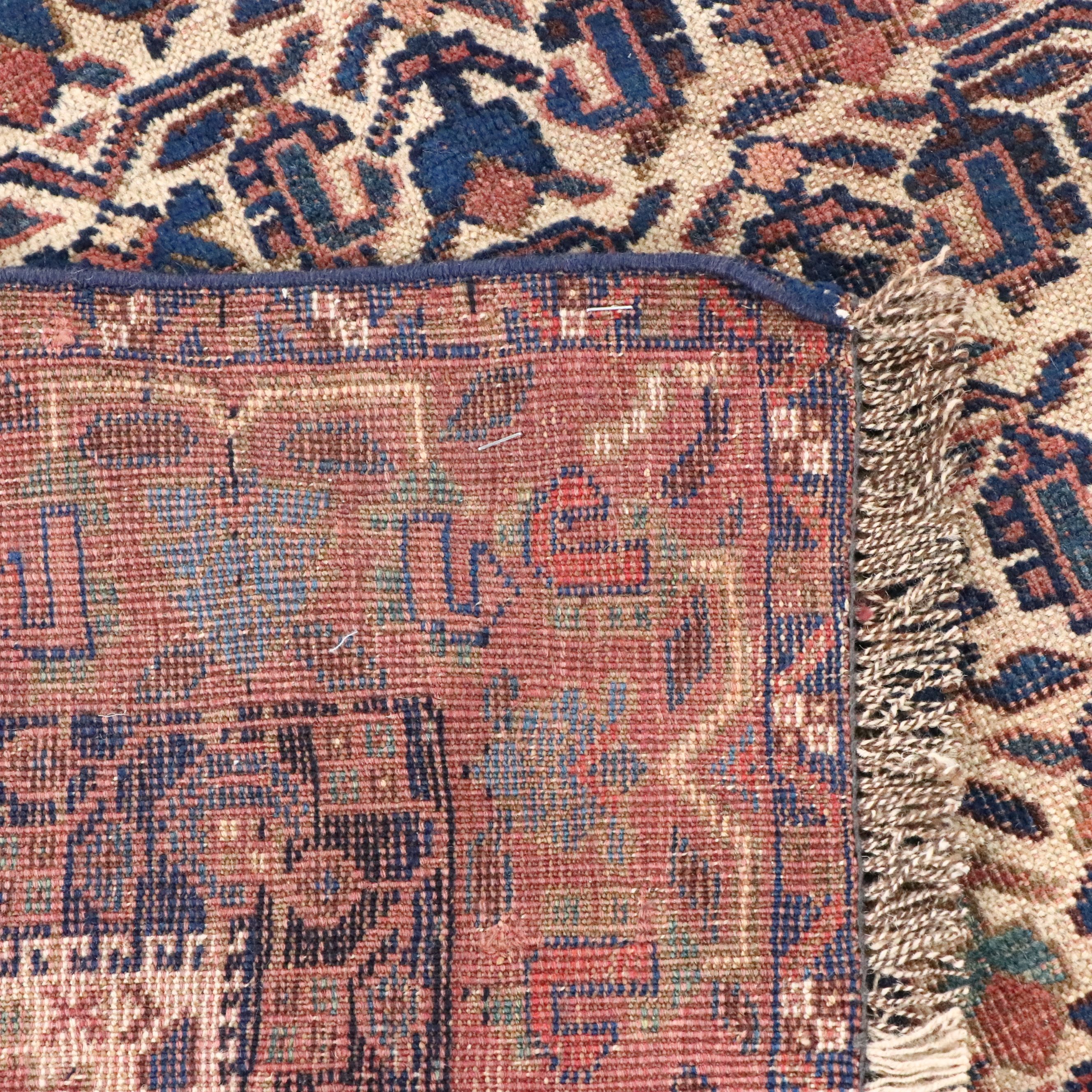 3'11 x 5'5 Hand-Knotted Persian Kurdish Area Rug