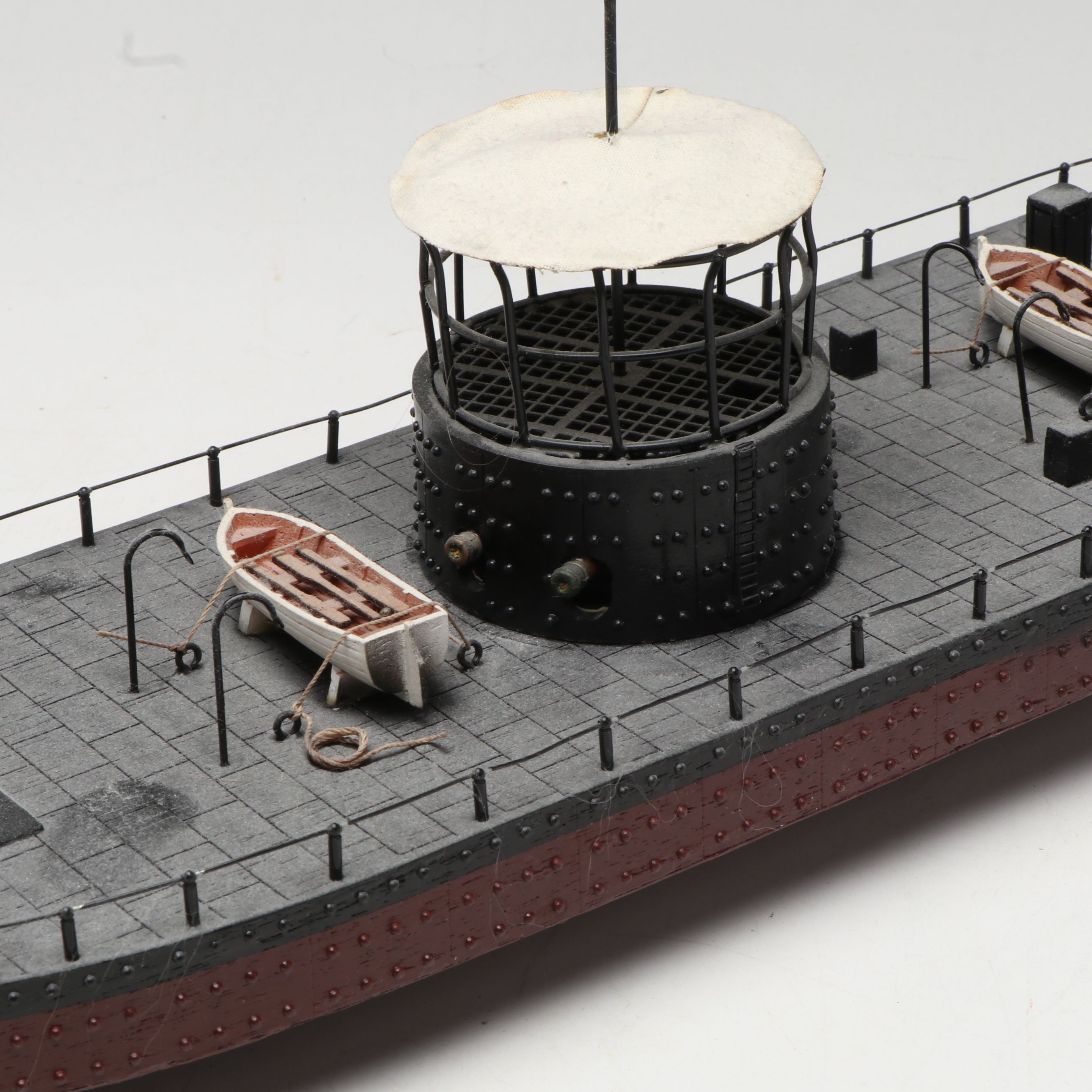 U.S. Coast Guard Remote Control Boat with Model Ship USS Monitor