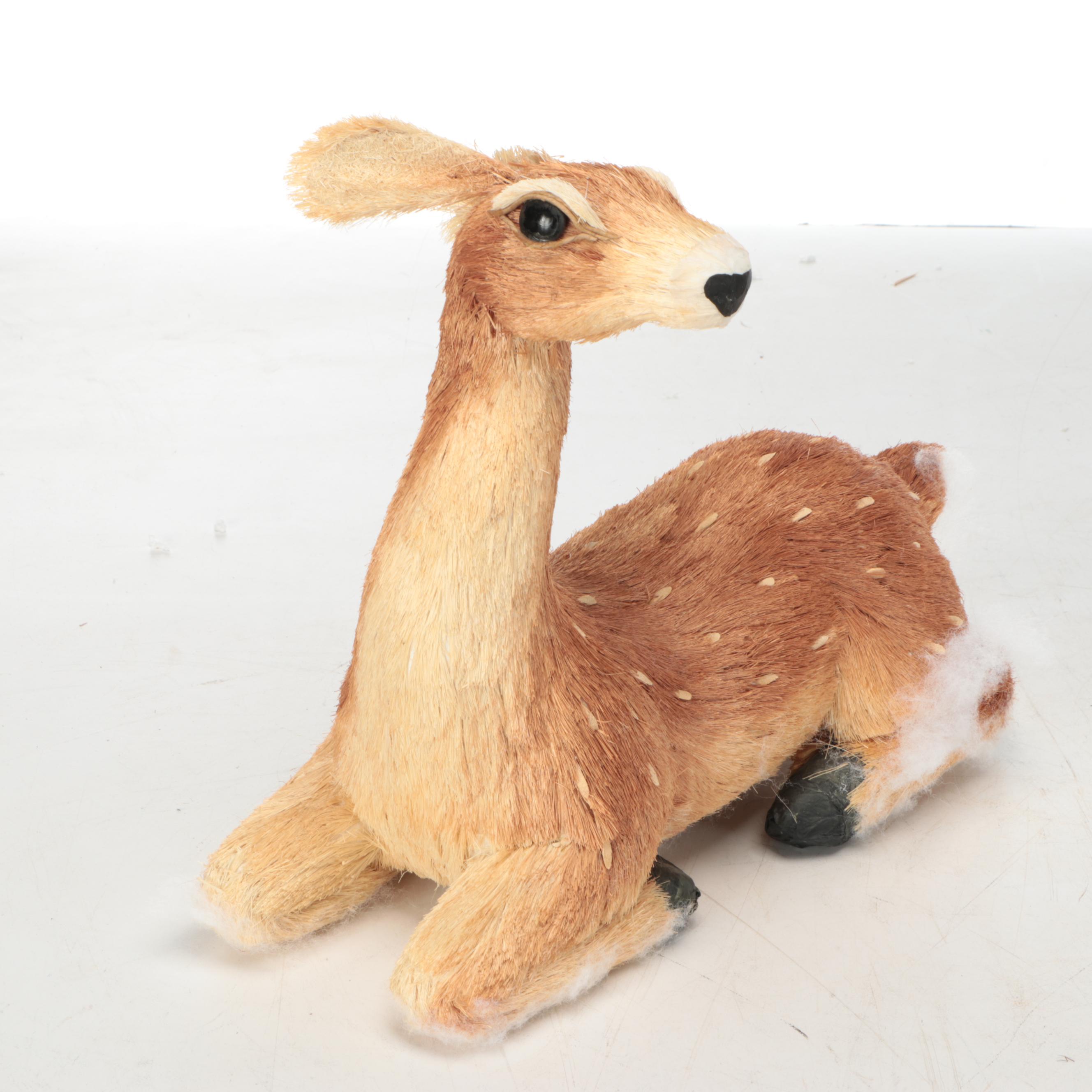 Christmas Sisal Deer Mob