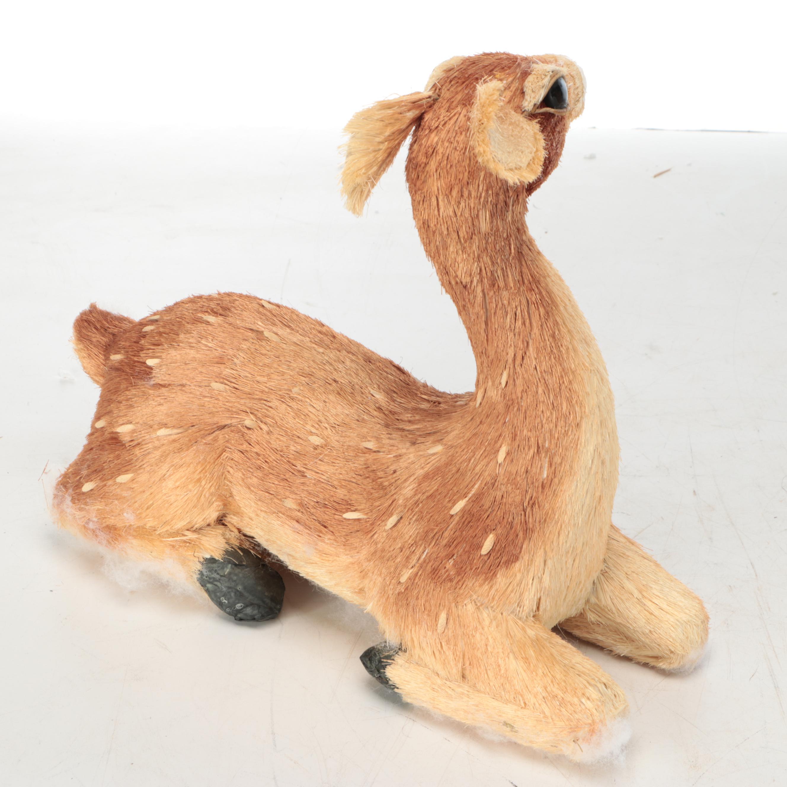 Christmas Sisal Deer Mob