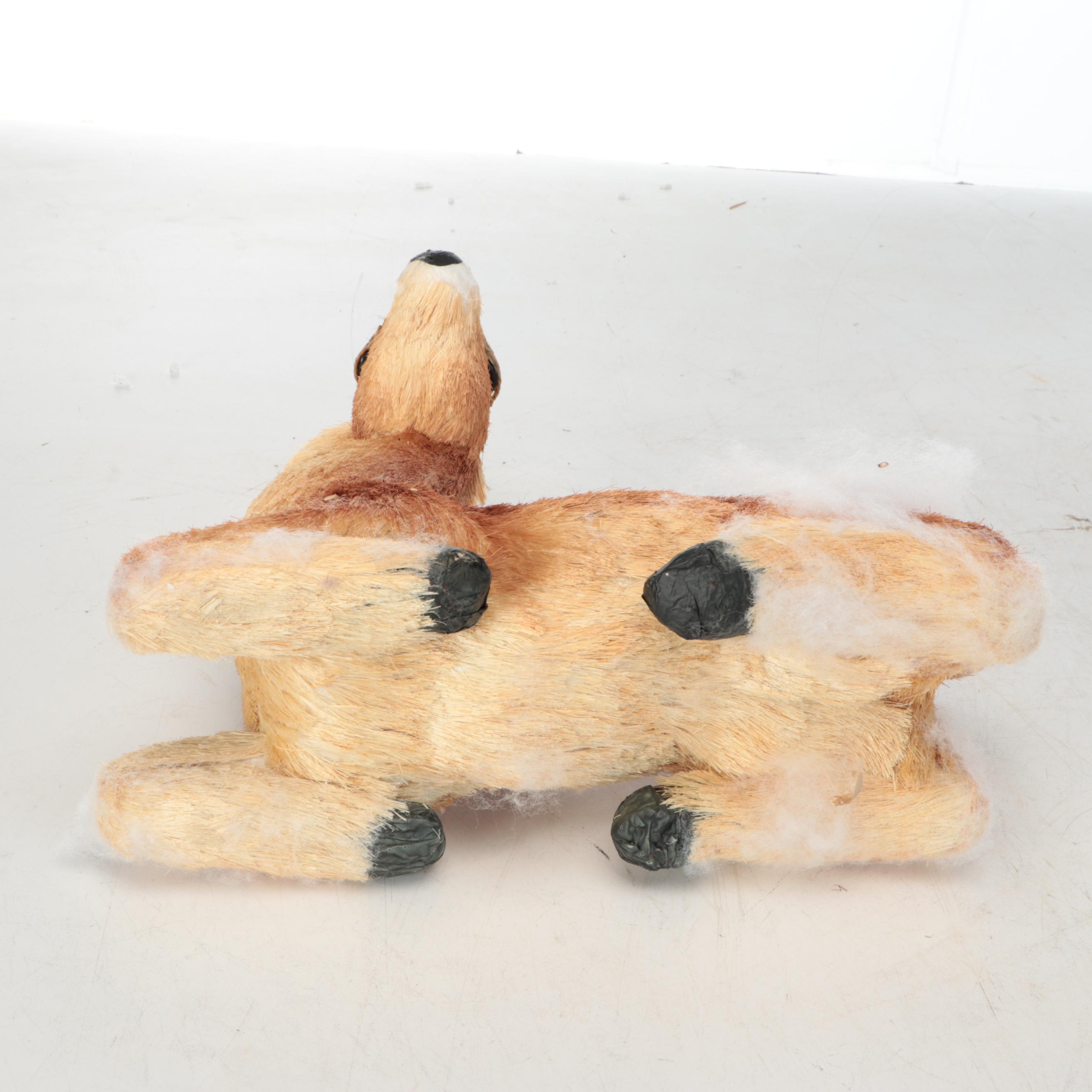 Christmas Sisal Deer Mob