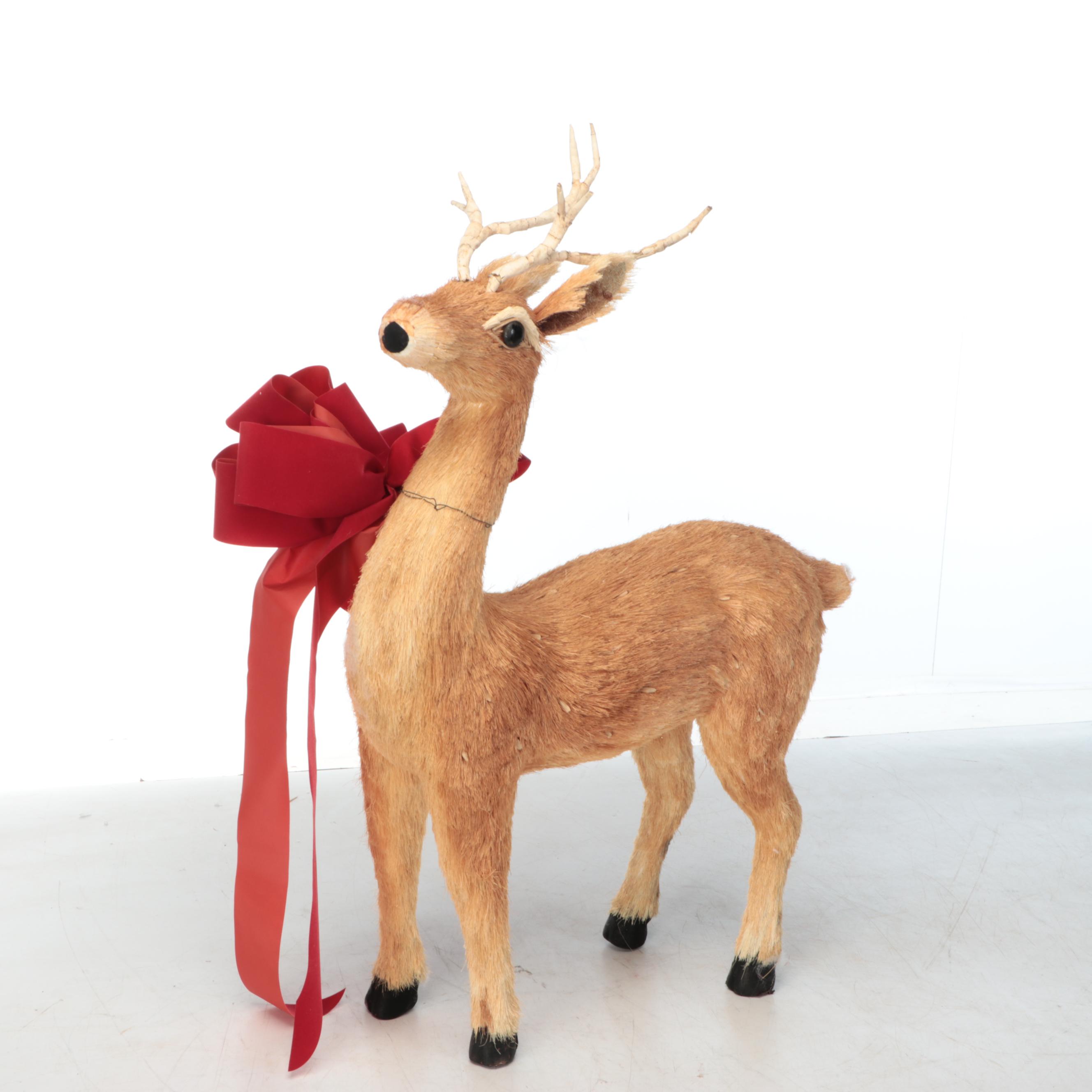 Christmas Sisal Deer Mob