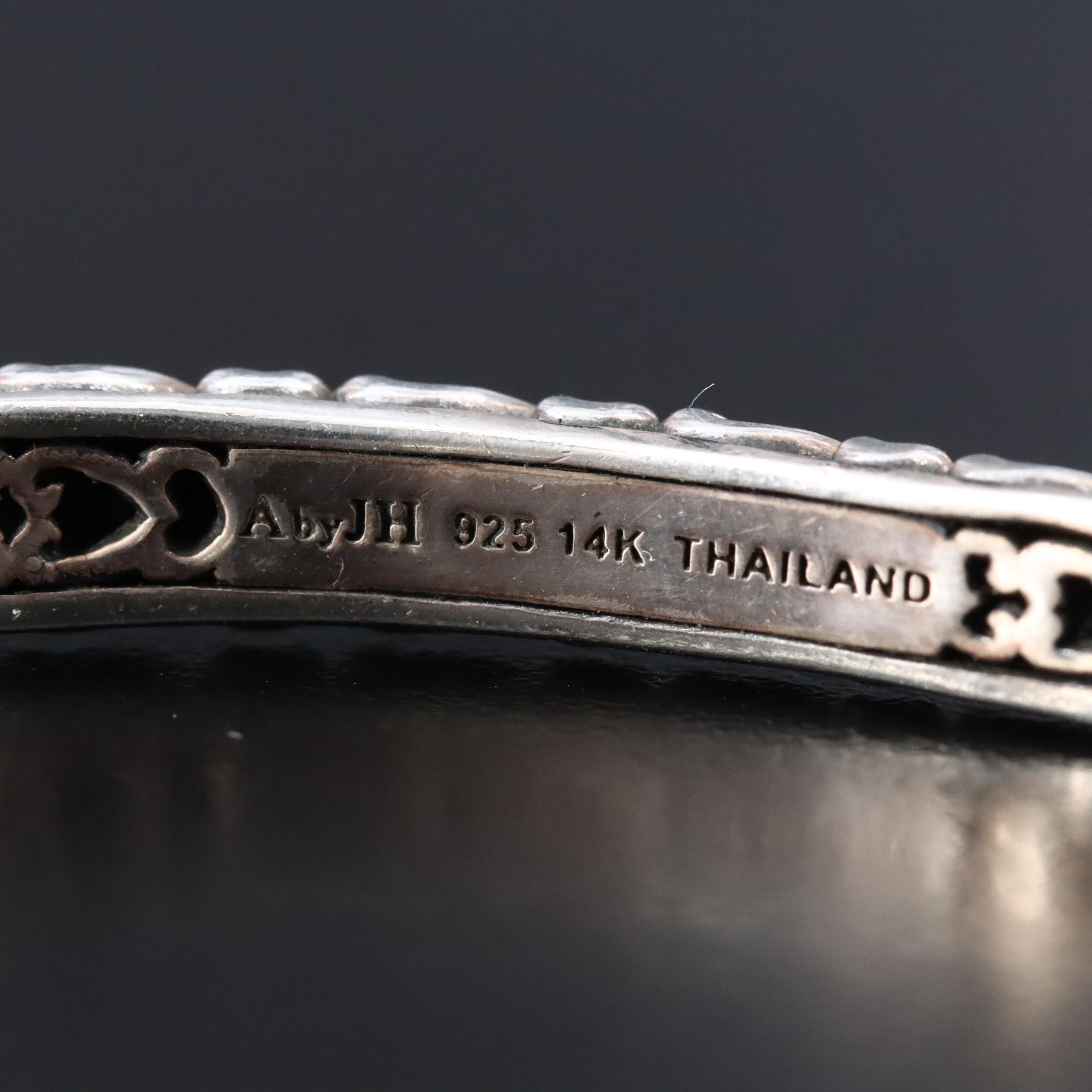 Angela by John  Hardy Sterling Cuff with 14K Accents