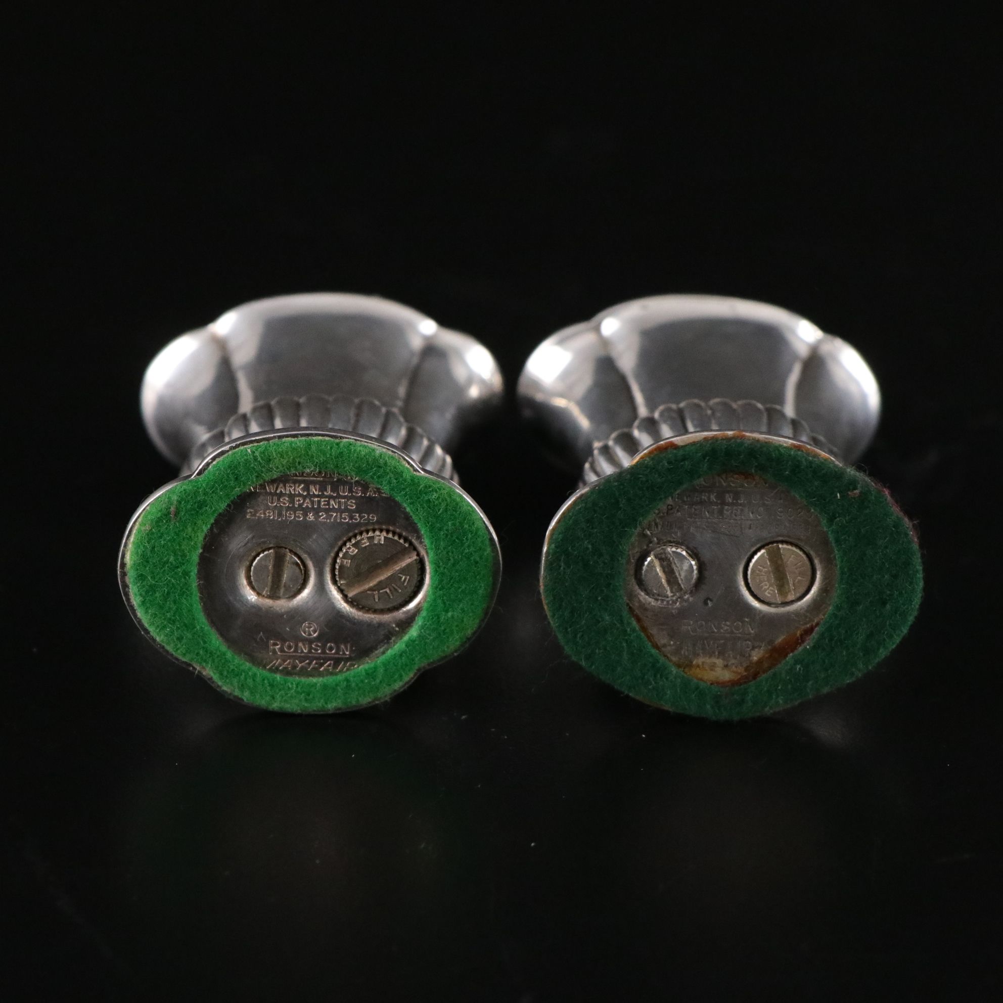 Ronson "Crown" and "Mayfair" Cigarette Lighters, Mid-20th Century