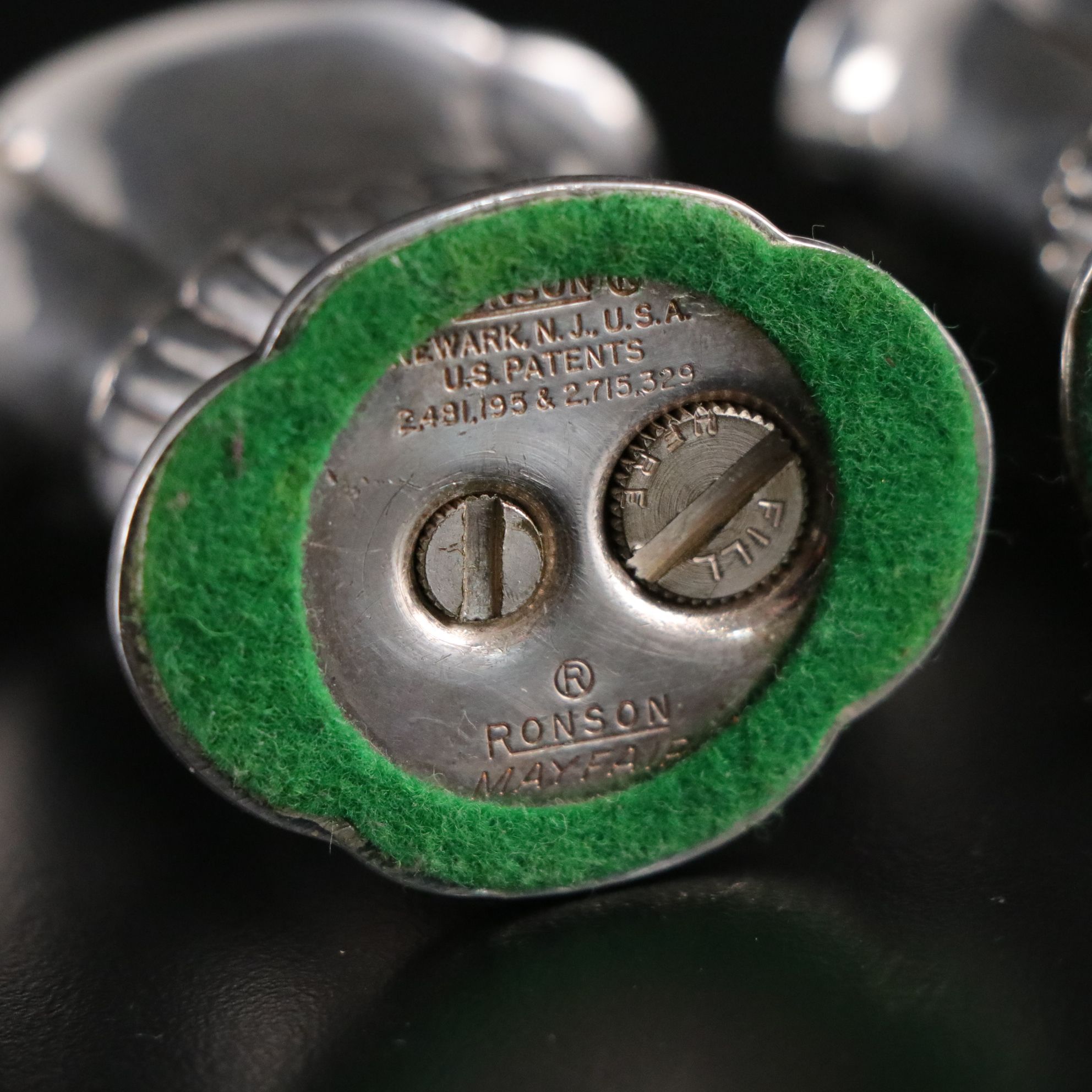 Ronson "Crown" and "Mayfair" Cigarette Lighters, Mid-20th Century