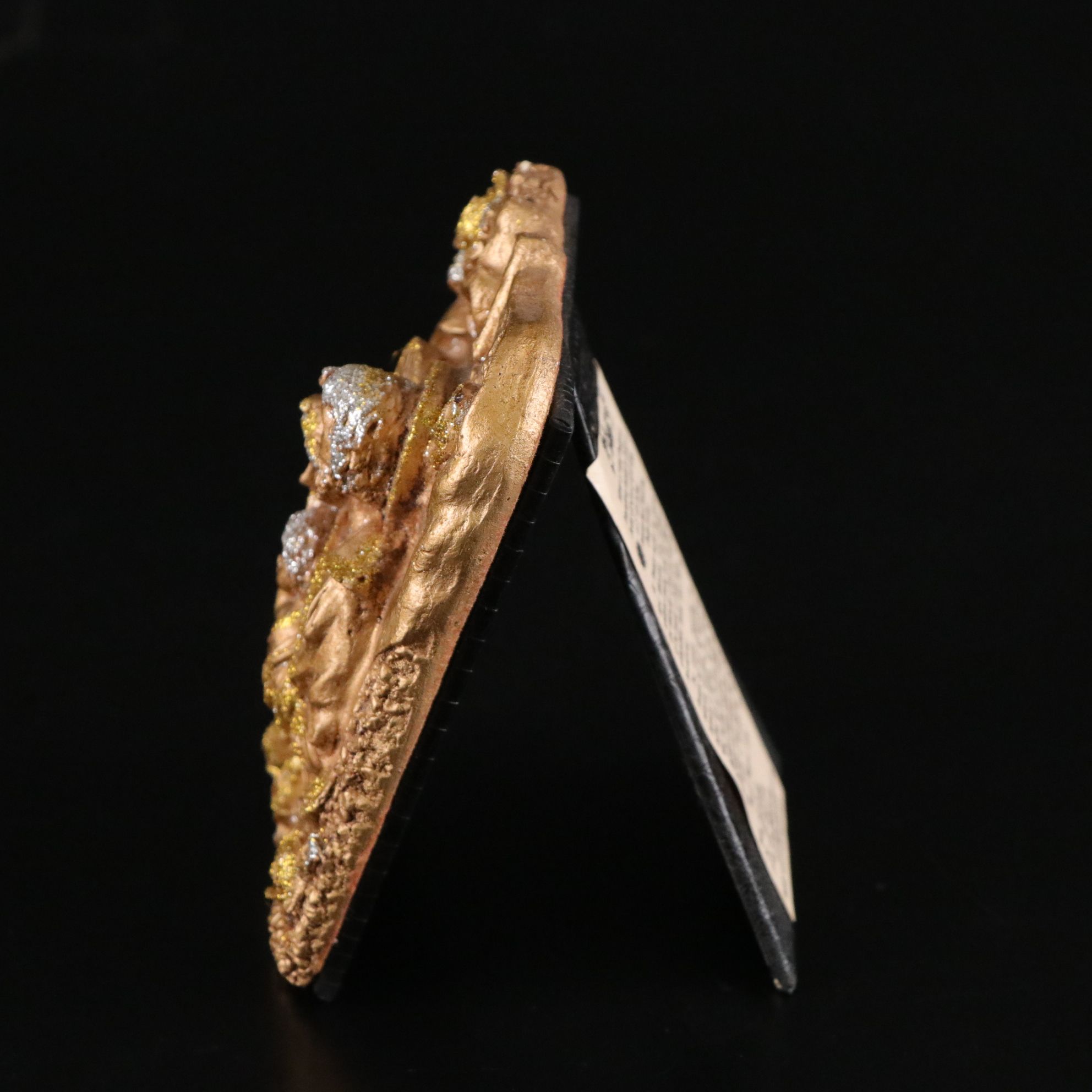 Philippine Cast Mount Pinatubo and Taal Volcano Ash Handmade Religious Icon