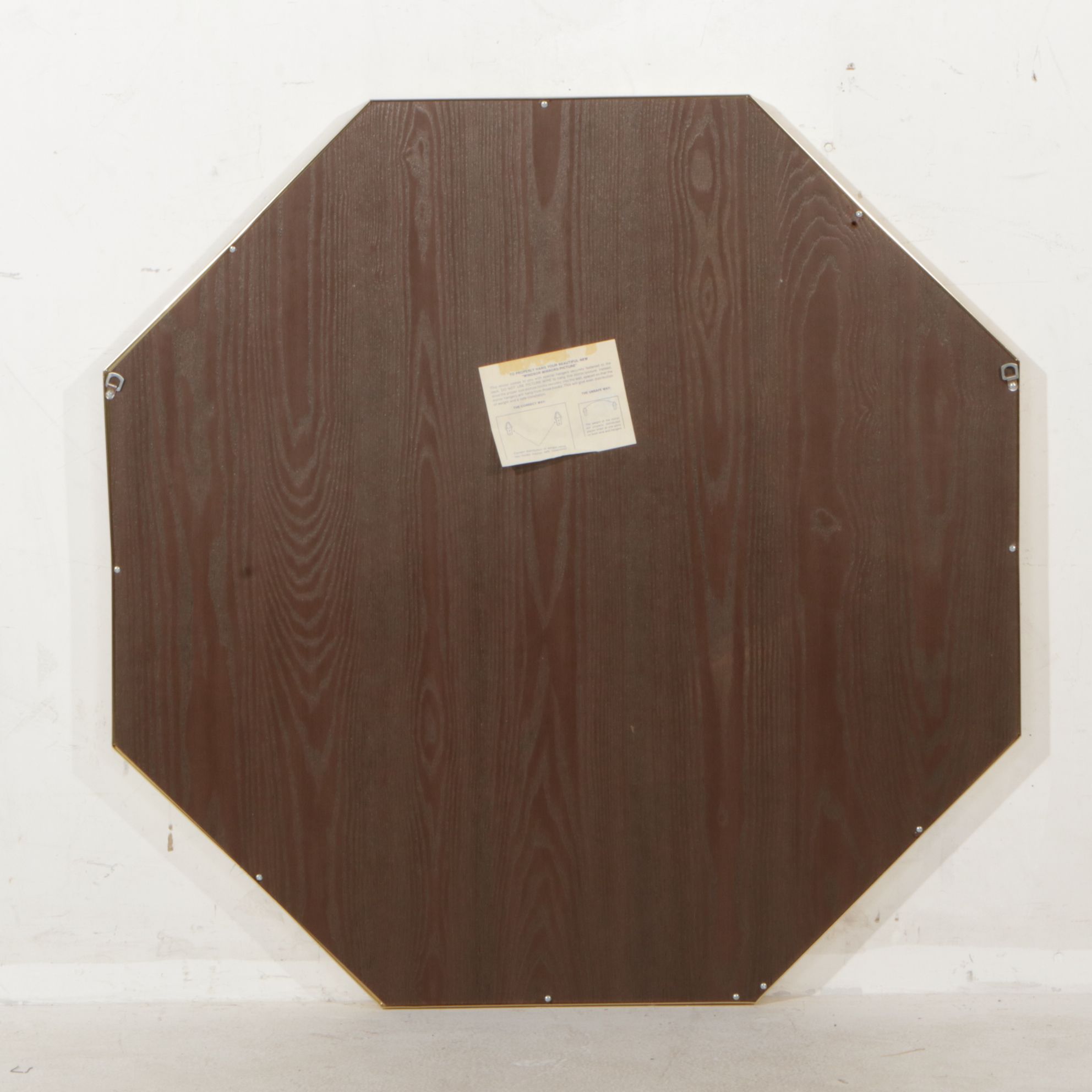 Robert Slimbach Etched & Painted Tiger Lily Wall Mirror for Windsor Art