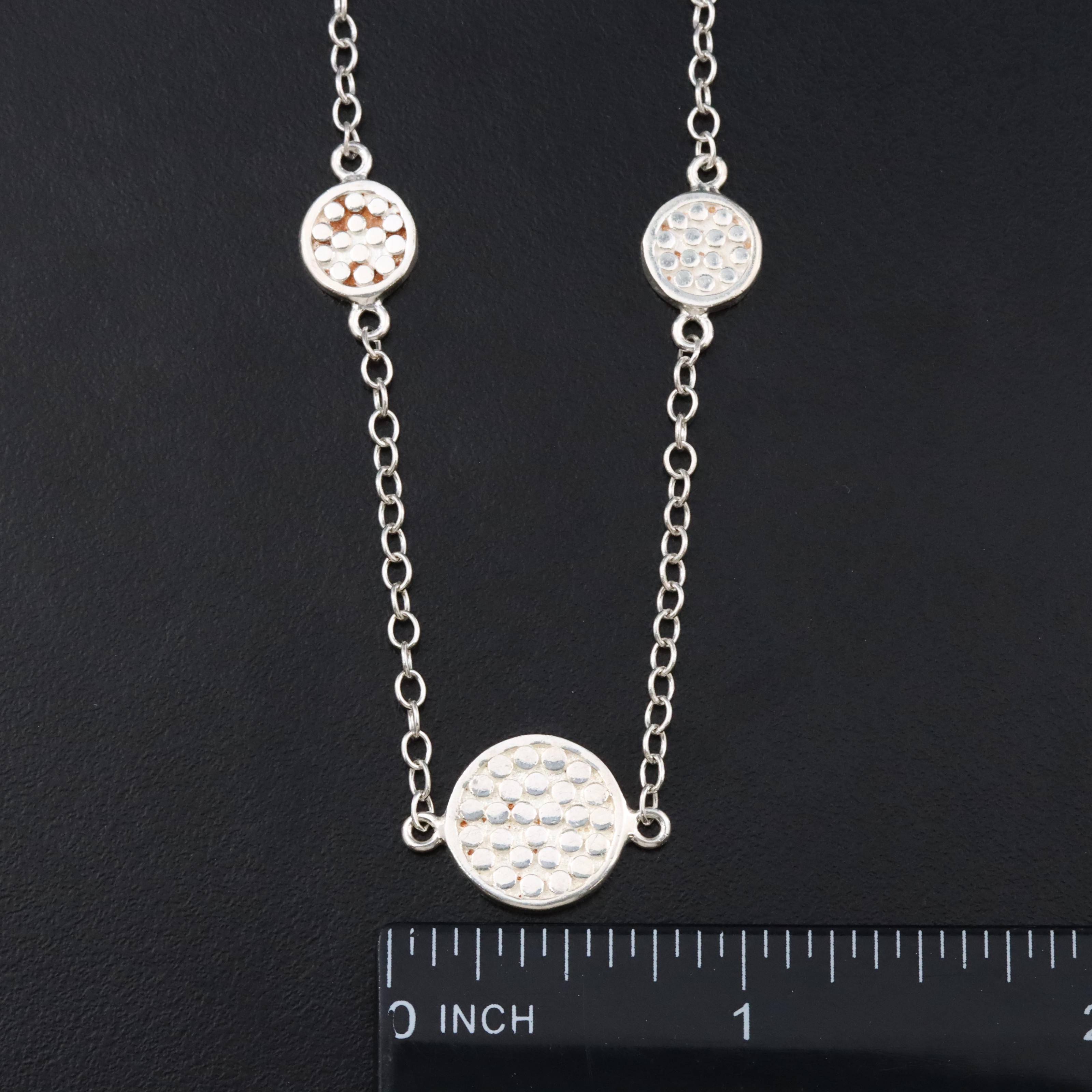 Anna Beck Sterling Station Necklace