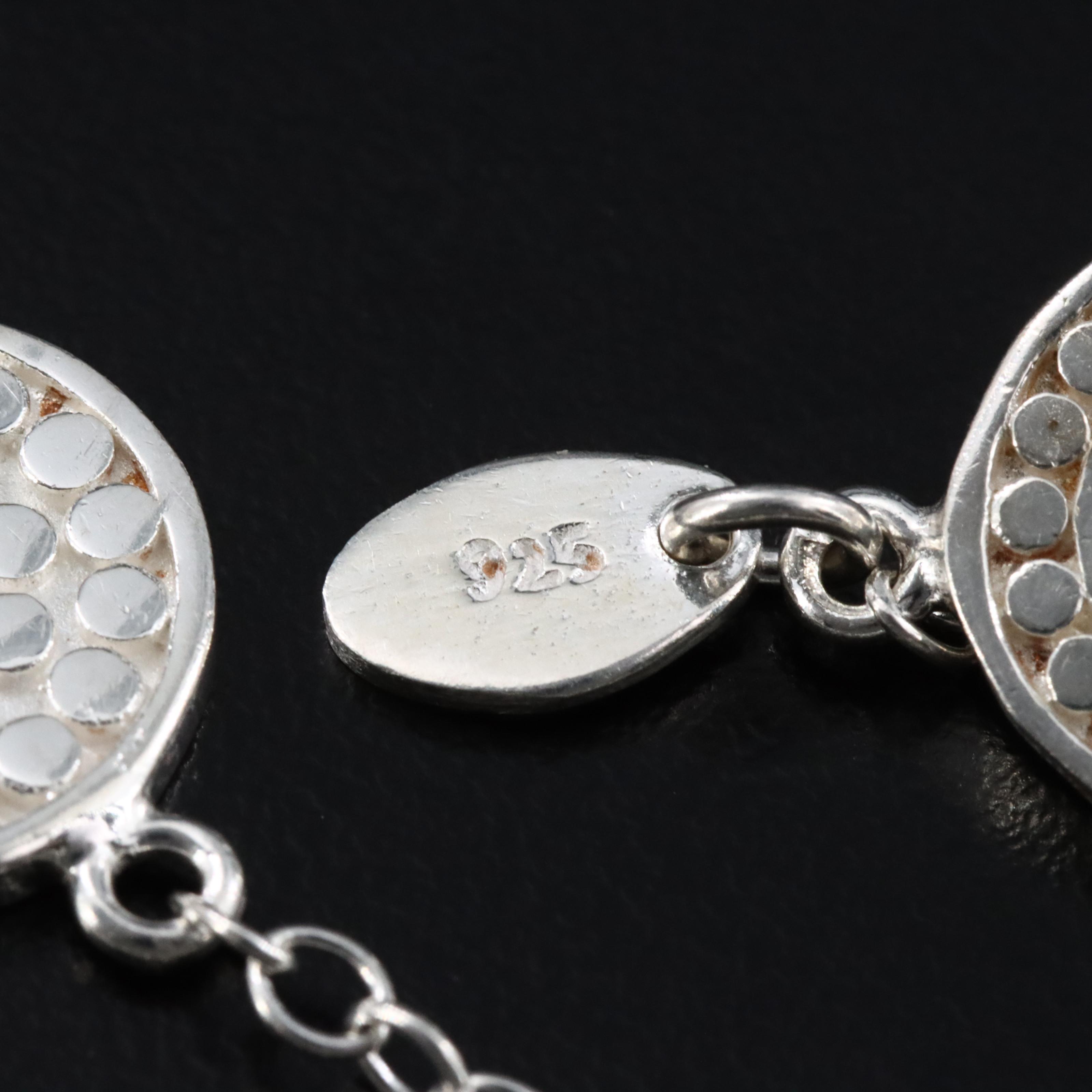 Anna Beck Sterling Station Necklace