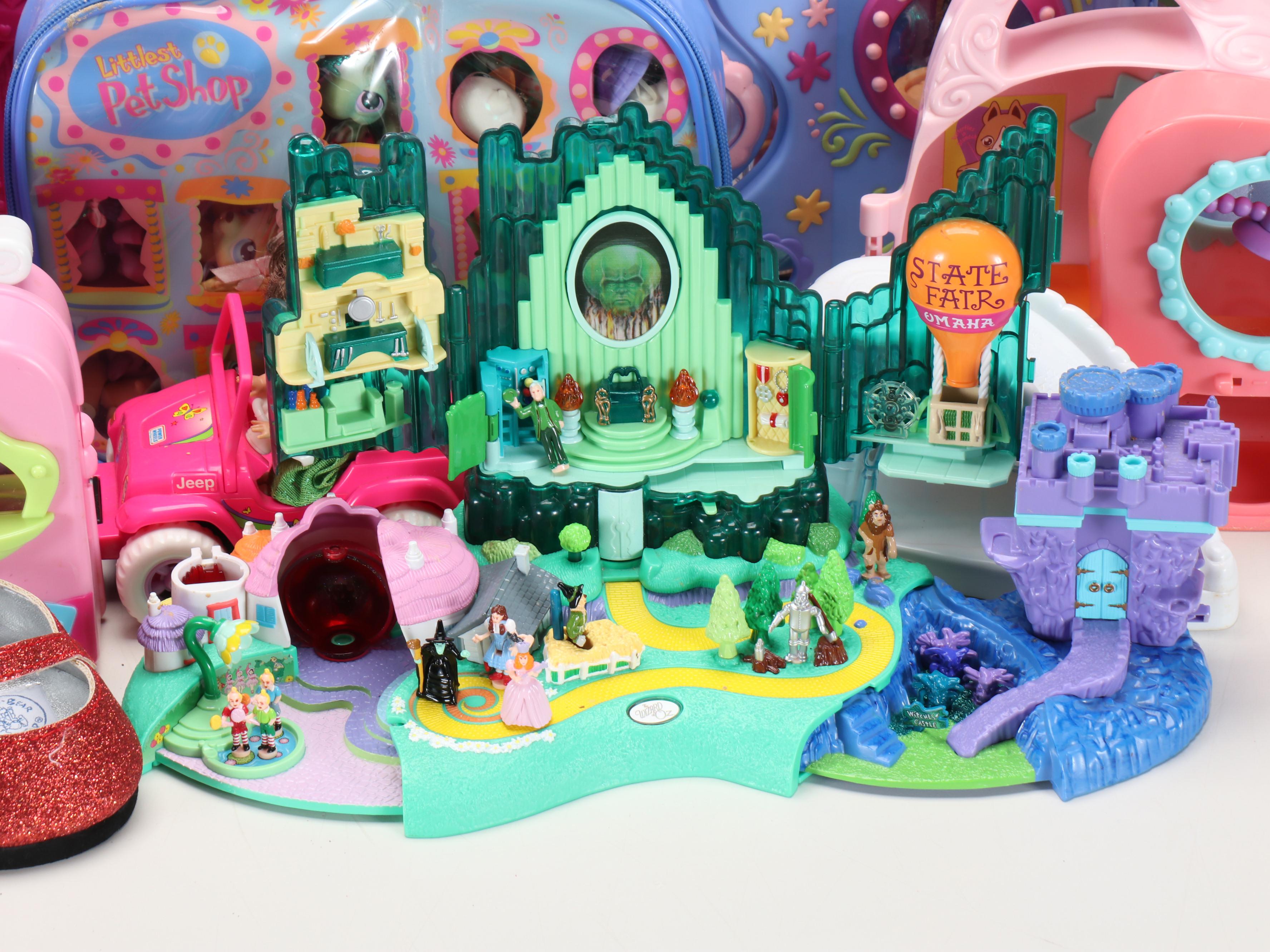 Polly Pocket Wizard of Oz Playset, Millennium Wedding Barbie with More Toys