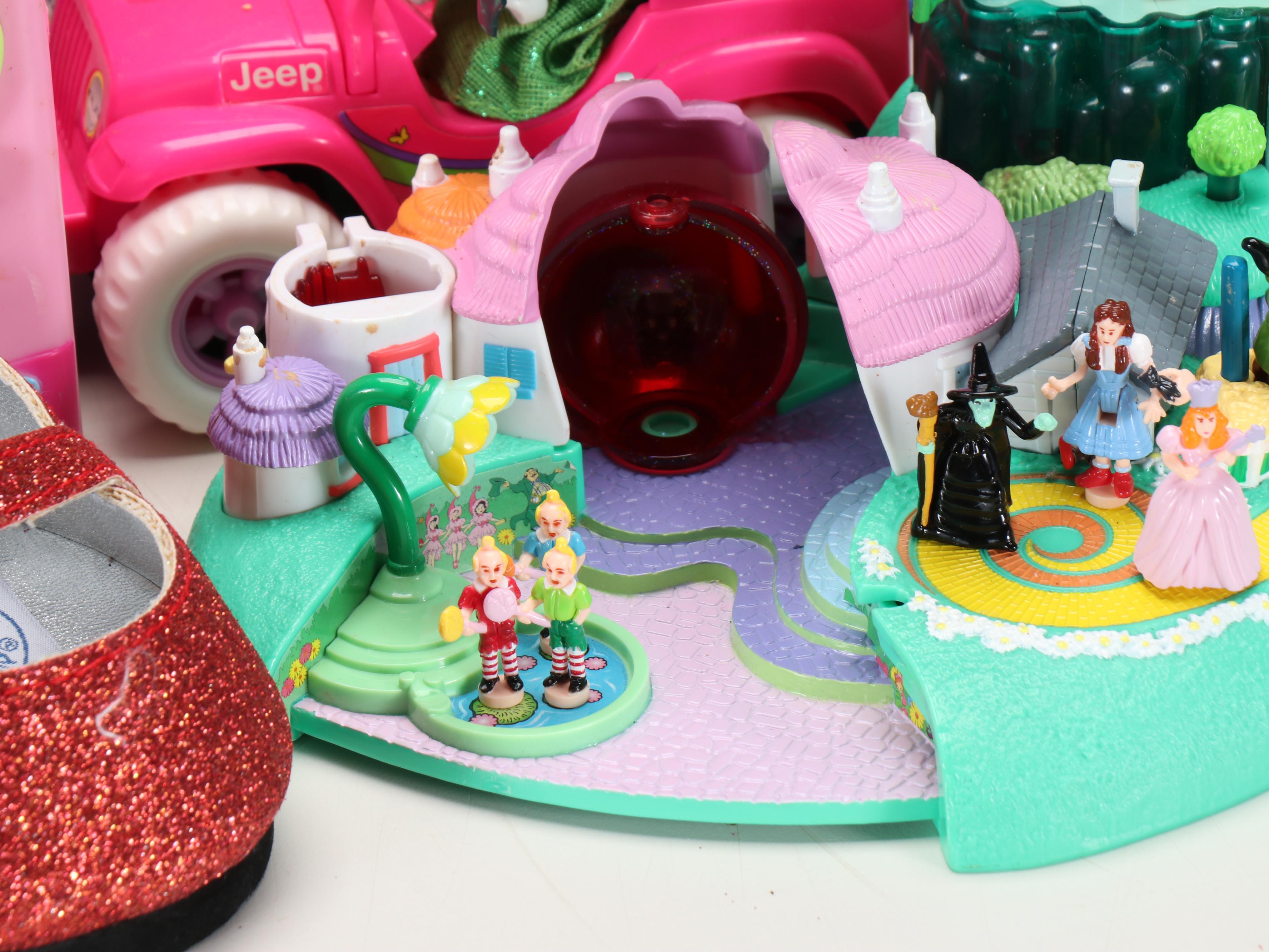 Polly Pocket Wizard of Oz Playset, Millennium Wedding Barbie with More Toys