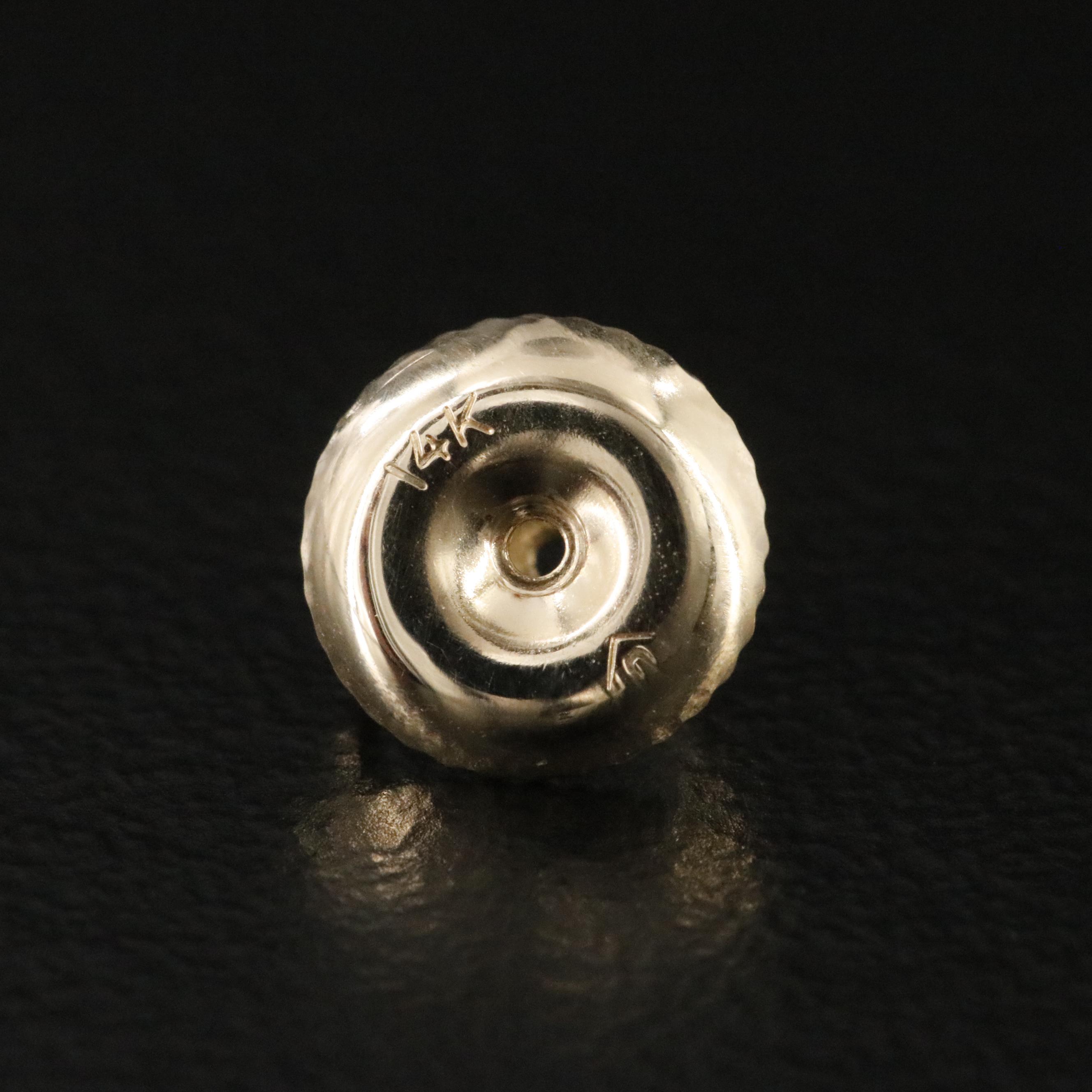 14K 3.06 CTW Diamond Solitaire Earrings with IGI Jewelry Report