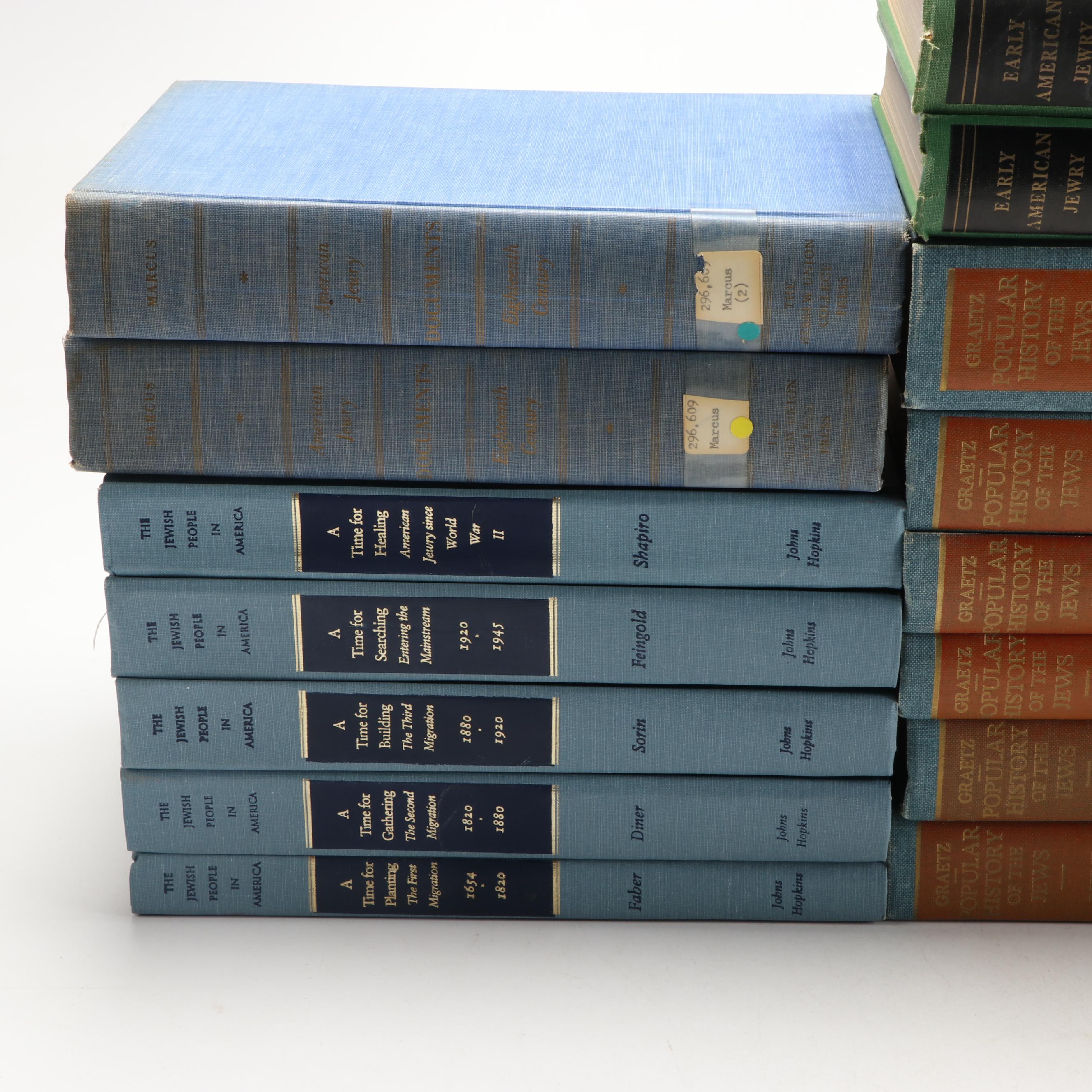 "Popular History of the Jews" Complete Set and More Jewish History Books