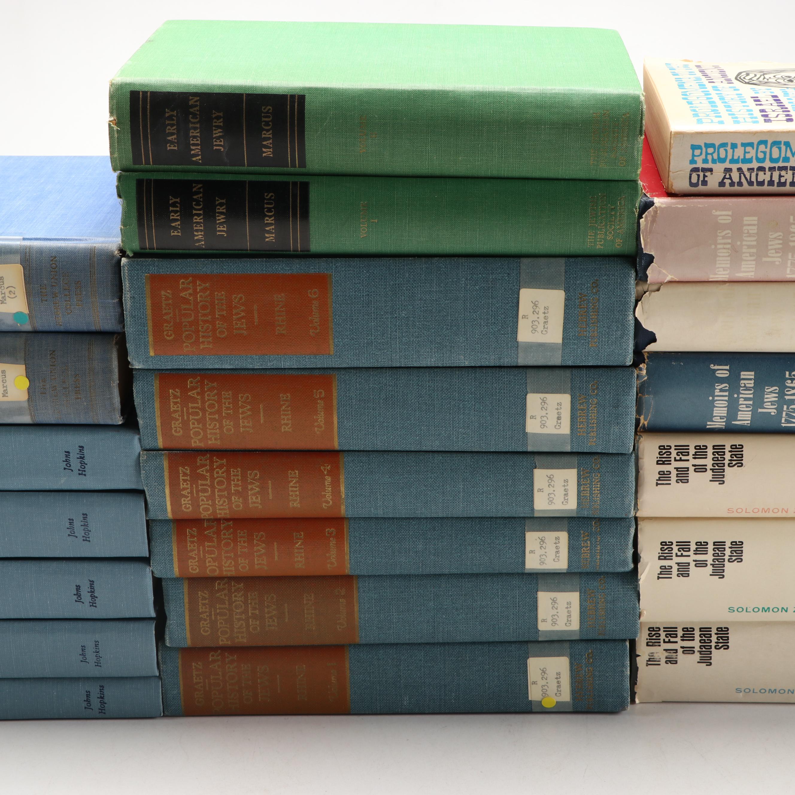 "Popular History of the Jews" Complete Set and More Jewish History Books