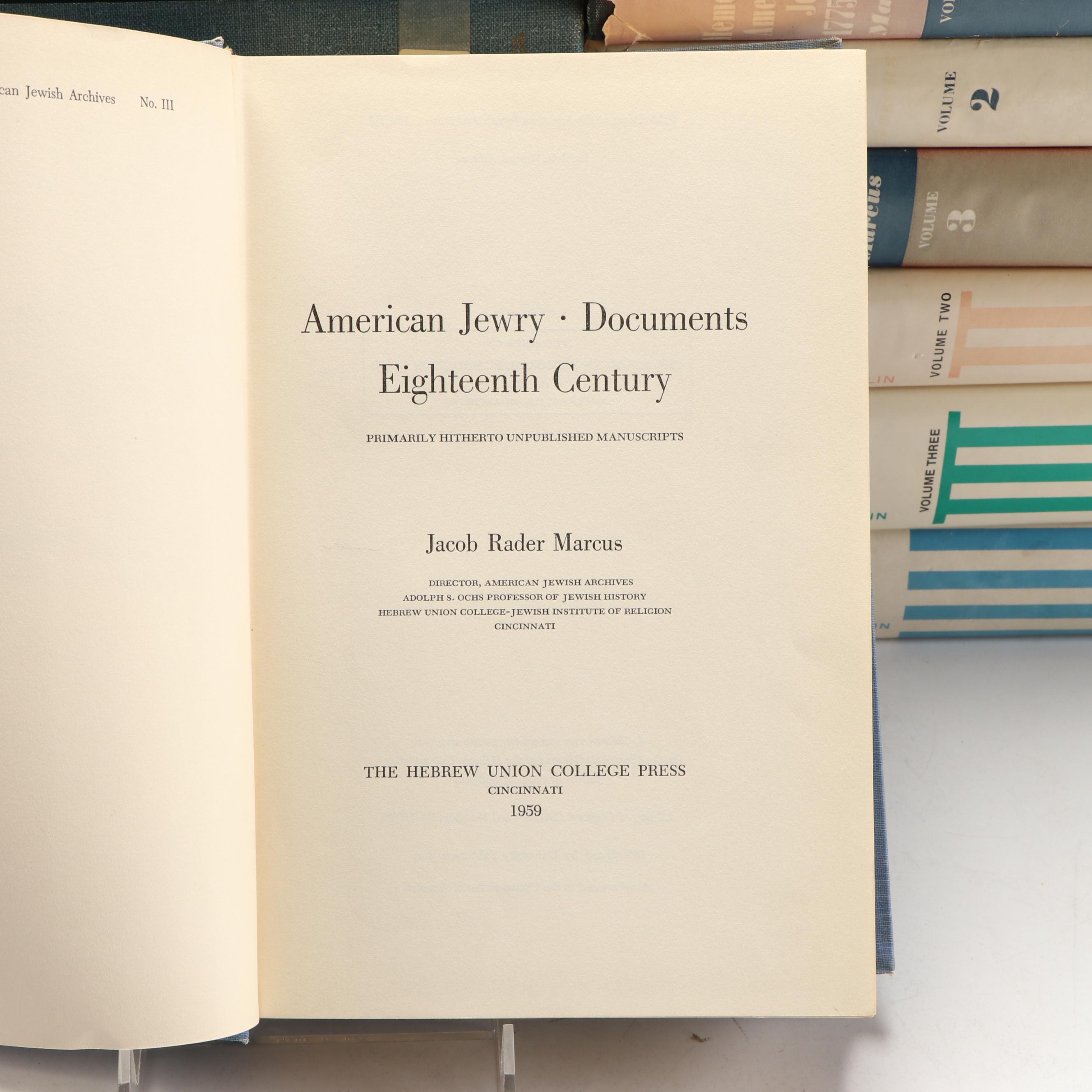 "Popular History of the Jews" Complete Set and More Jewish History Books