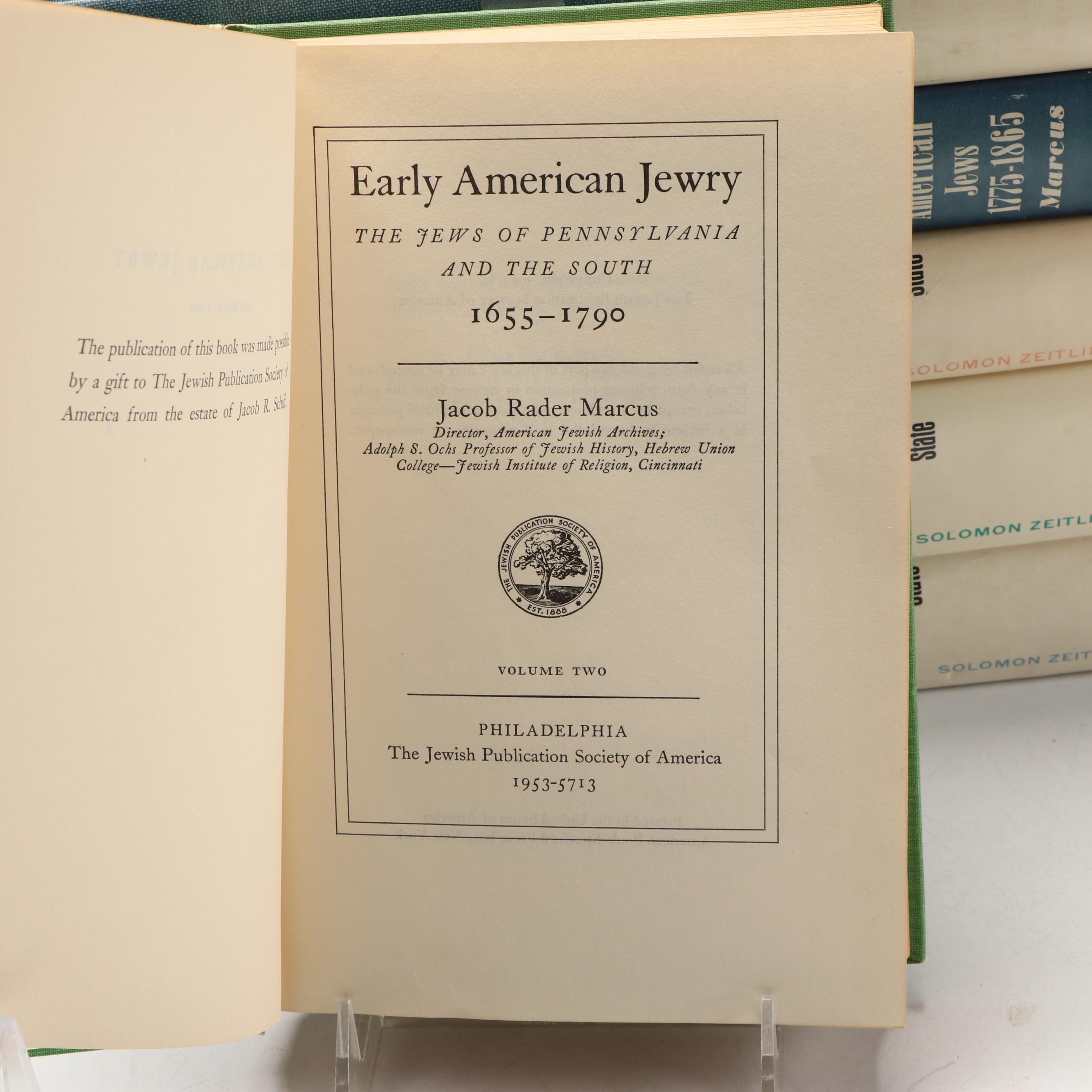 "Popular History of the Jews" Complete Set and More Jewish History Books