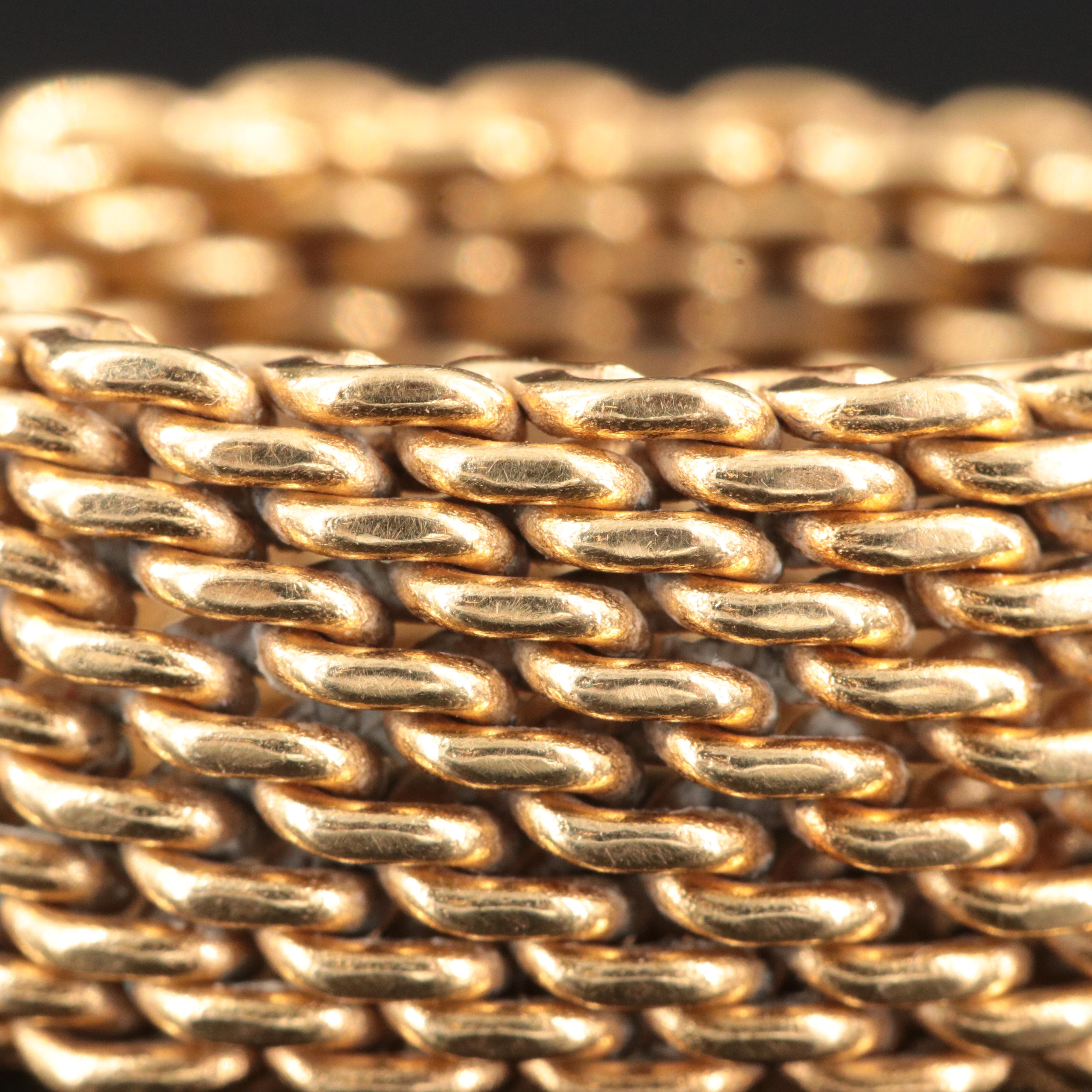 Tiffany & Co. Somerset 18K Mesh Ring