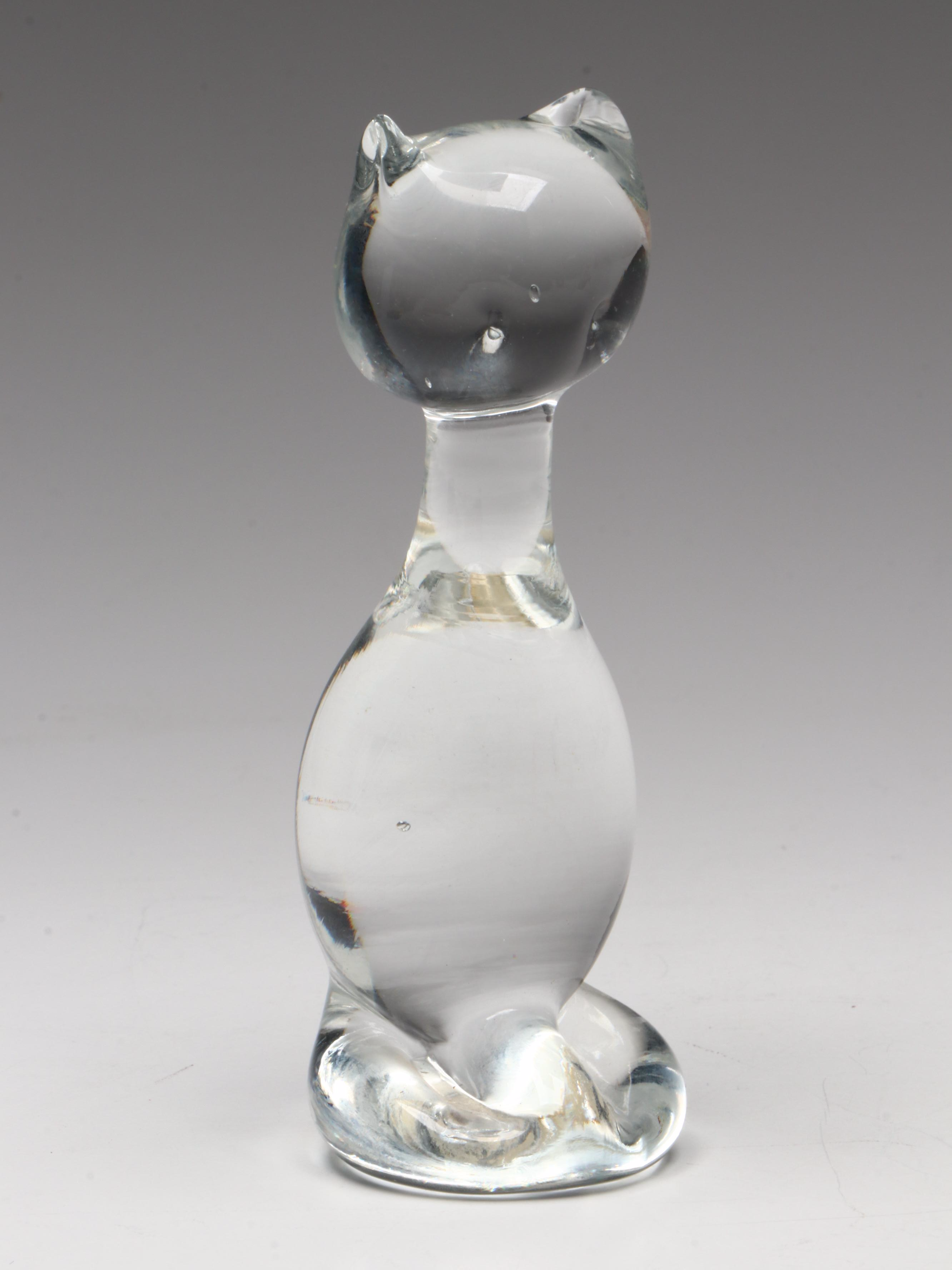 First Edition "Garfield at Large" with Viking Glass Cat, Tin and Cards