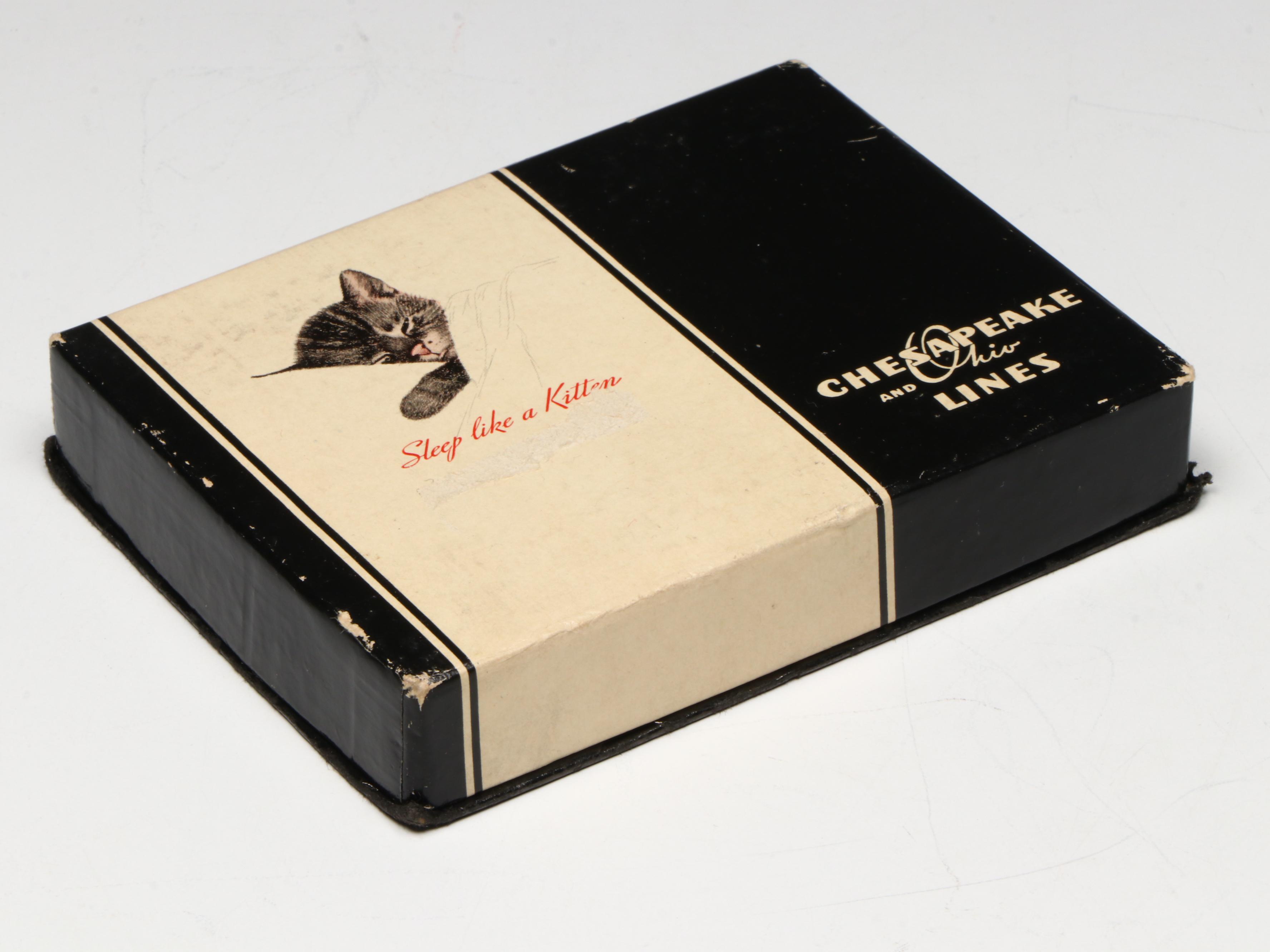 First Edition "Garfield at Large" with Viking Glass Cat, Tin and Cards