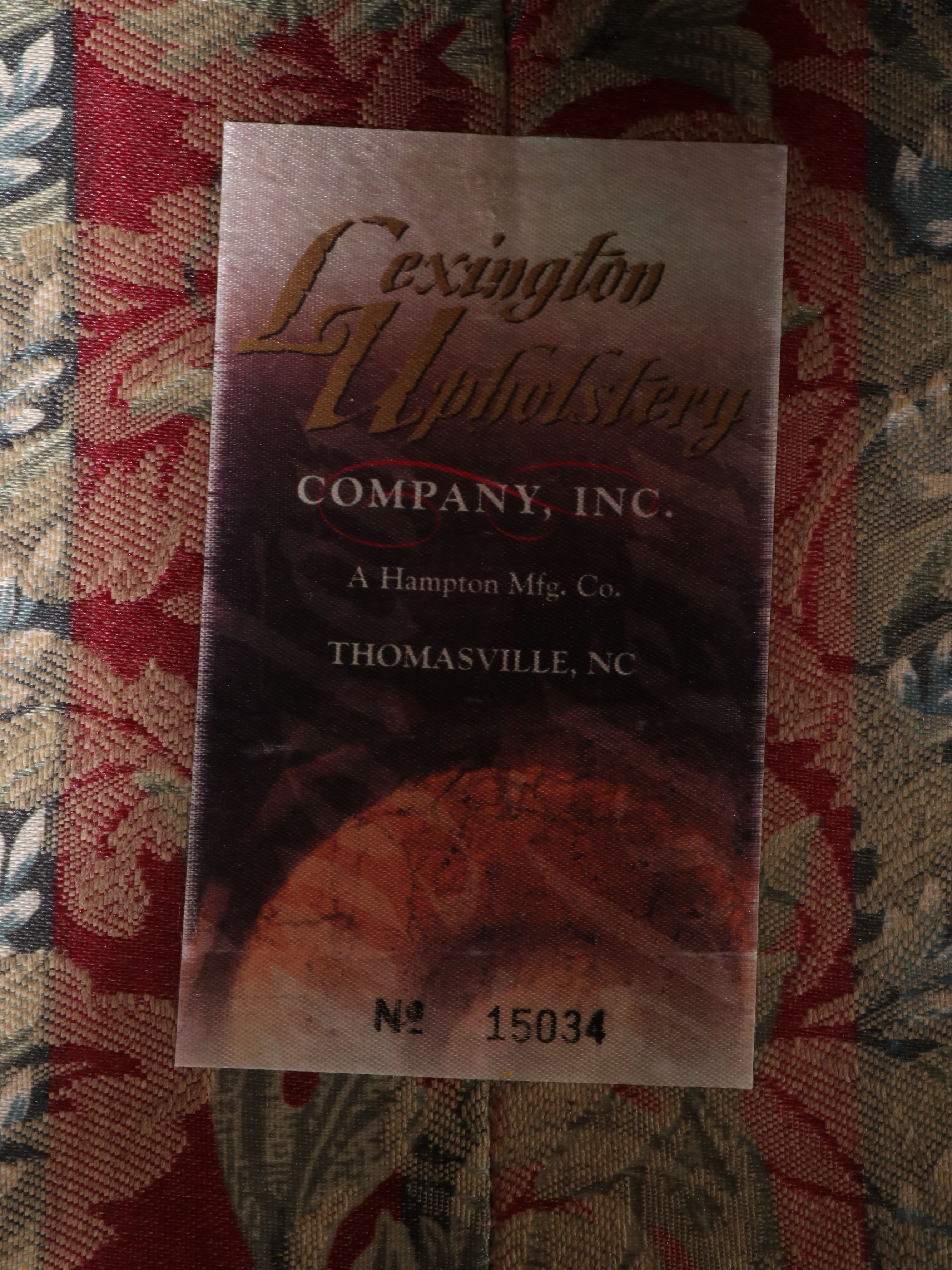 Lexington Upholstery Co. Queen Anne Style Wingback Chairs