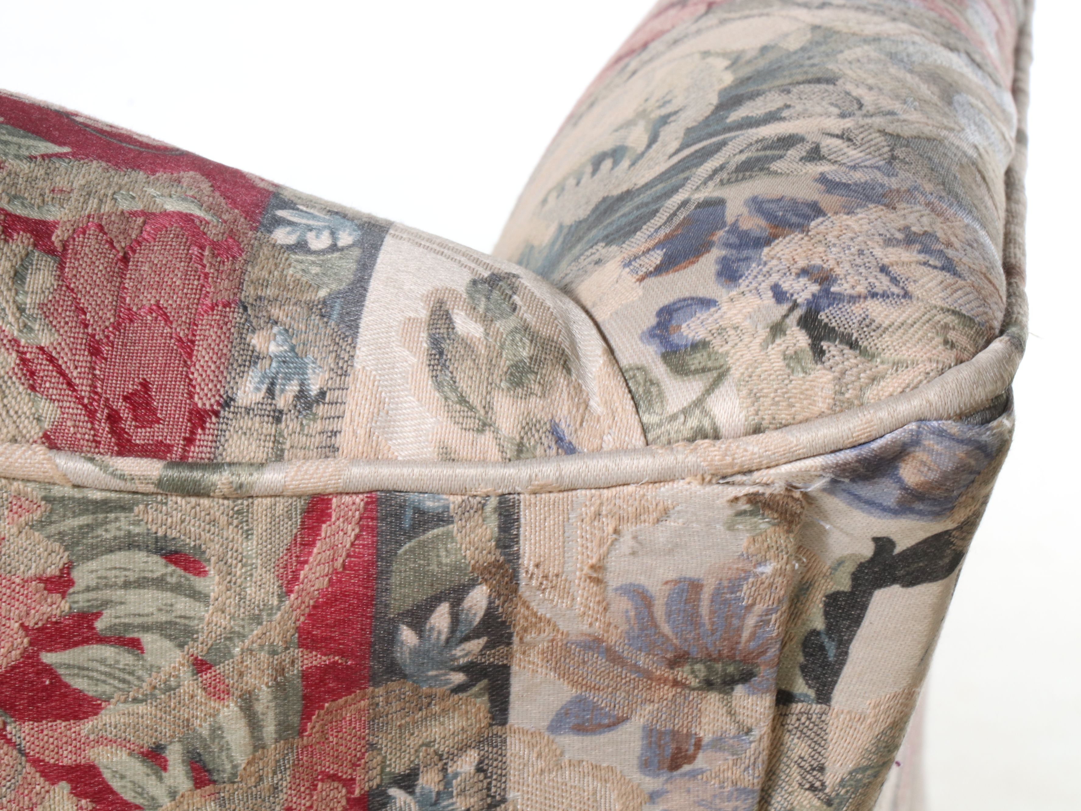 Lexington Upholstery Co. Queen Anne Style Wingback Chairs