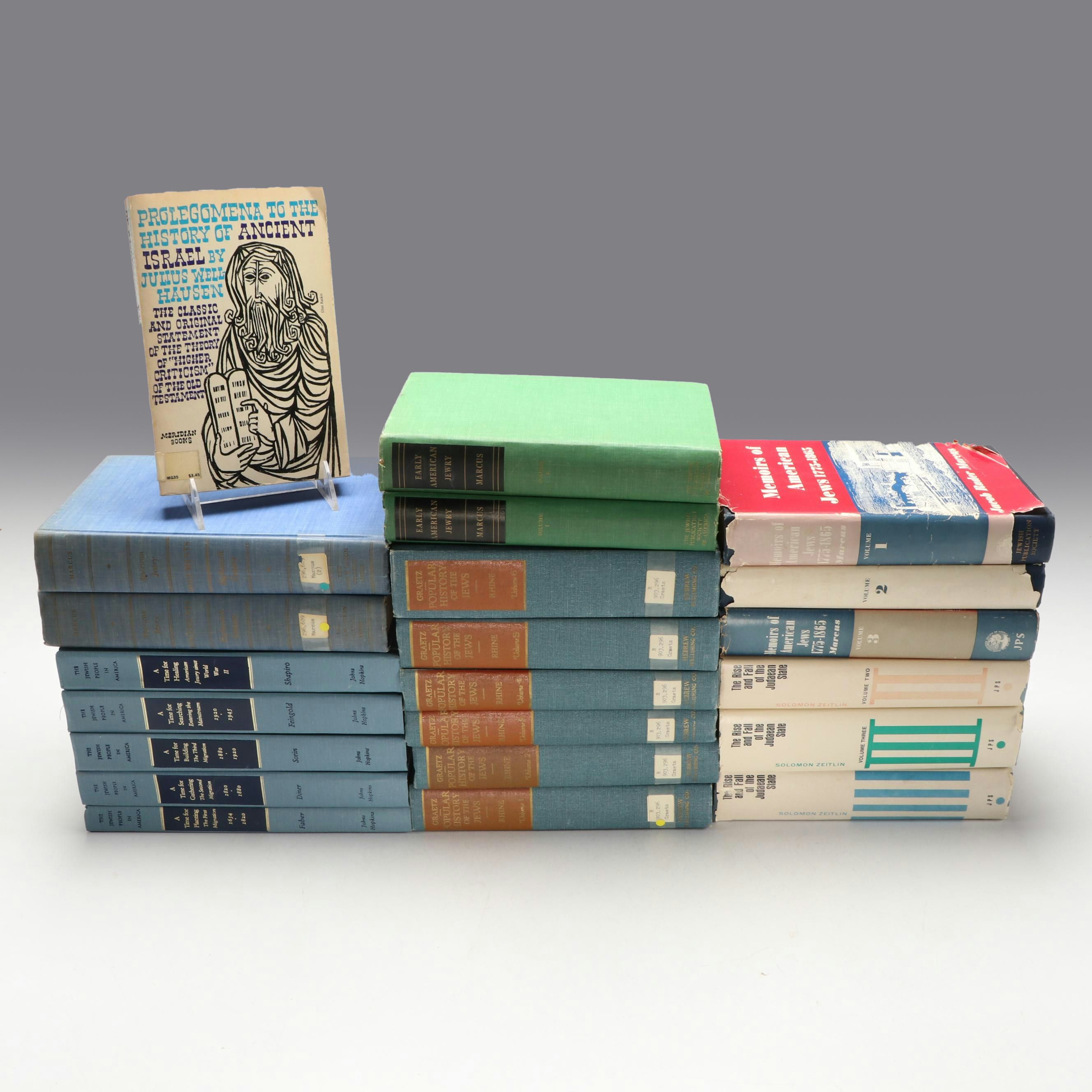 "Popular History of the Jews" Complete Set and More Jewish History Books
