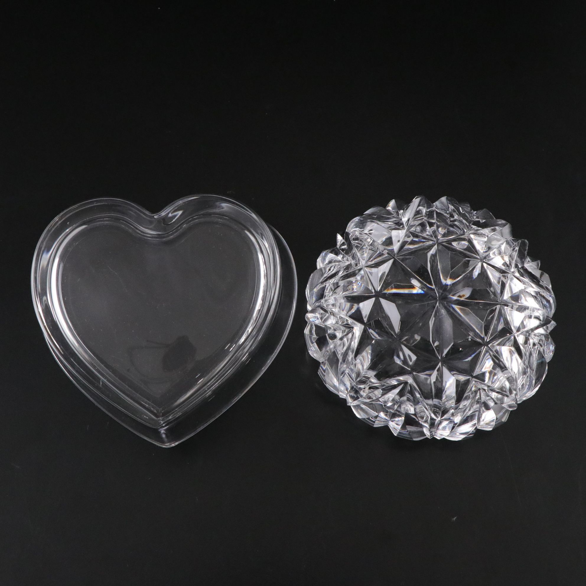 "Daisy & Button" Crystal Tray with American Brilliant Cut Crystal Bowl and More