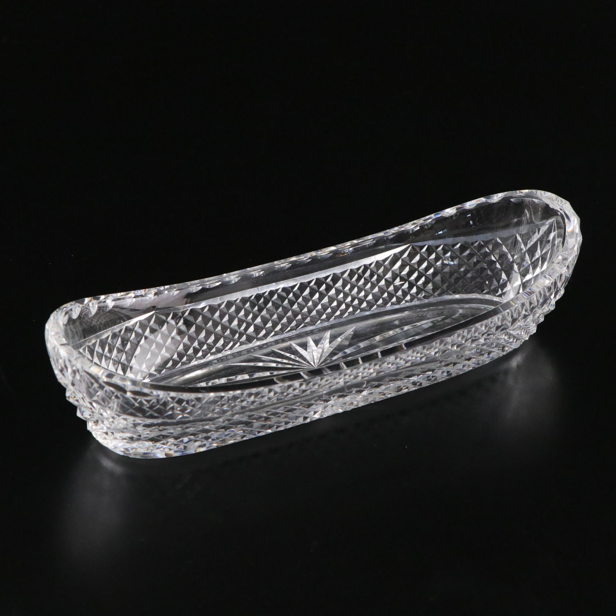 "Daisy & Button" Crystal Tray with American Brilliant Cut Crystal Bowl and More