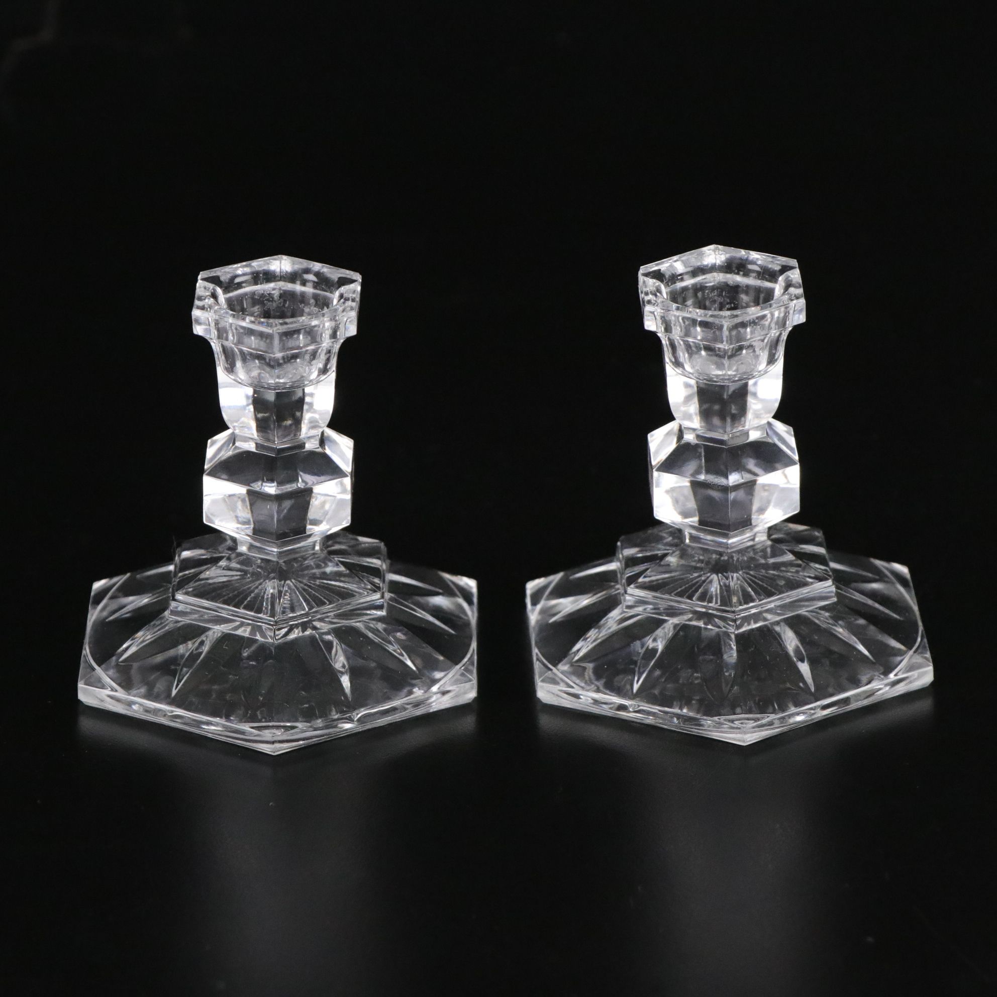 "Daisy & Button" Crystal Tray with American Brilliant Cut Crystal Bowl and More