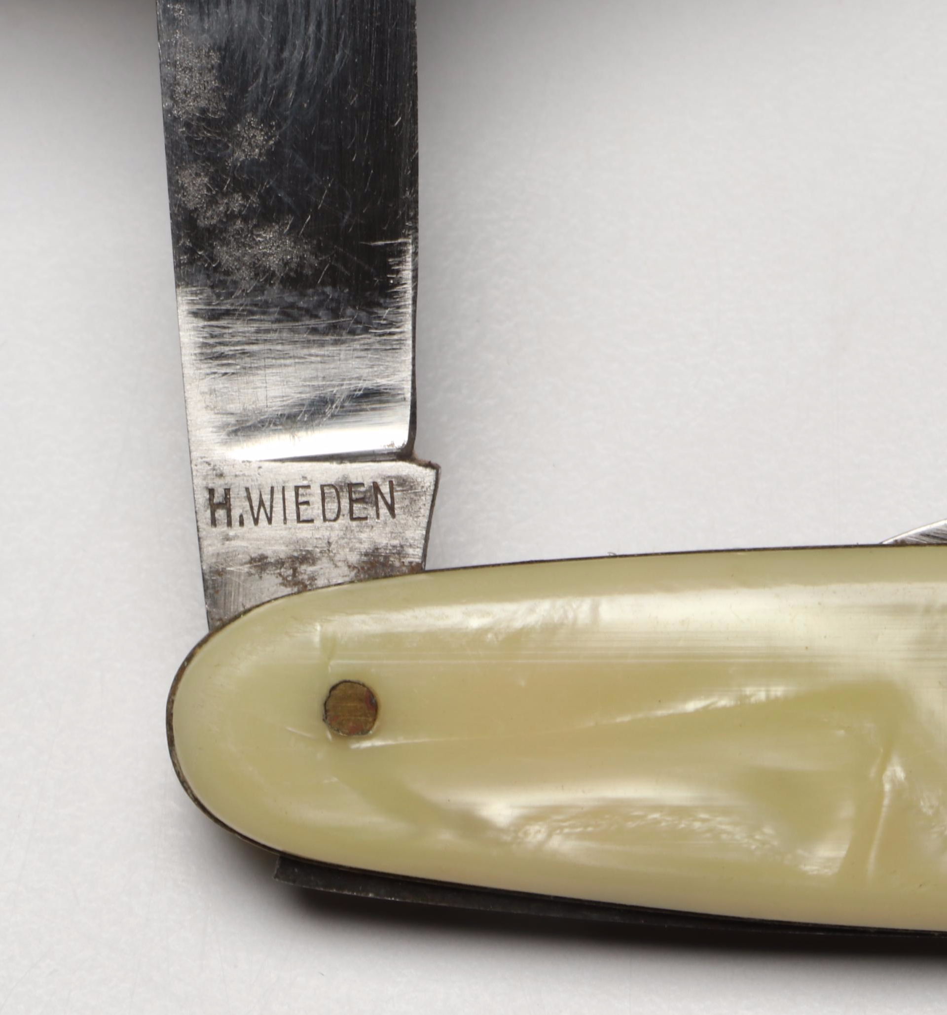 S.S. Europa Ashtray, Ribbon, Folding Knife and More Memorabilia, Early 20th C.