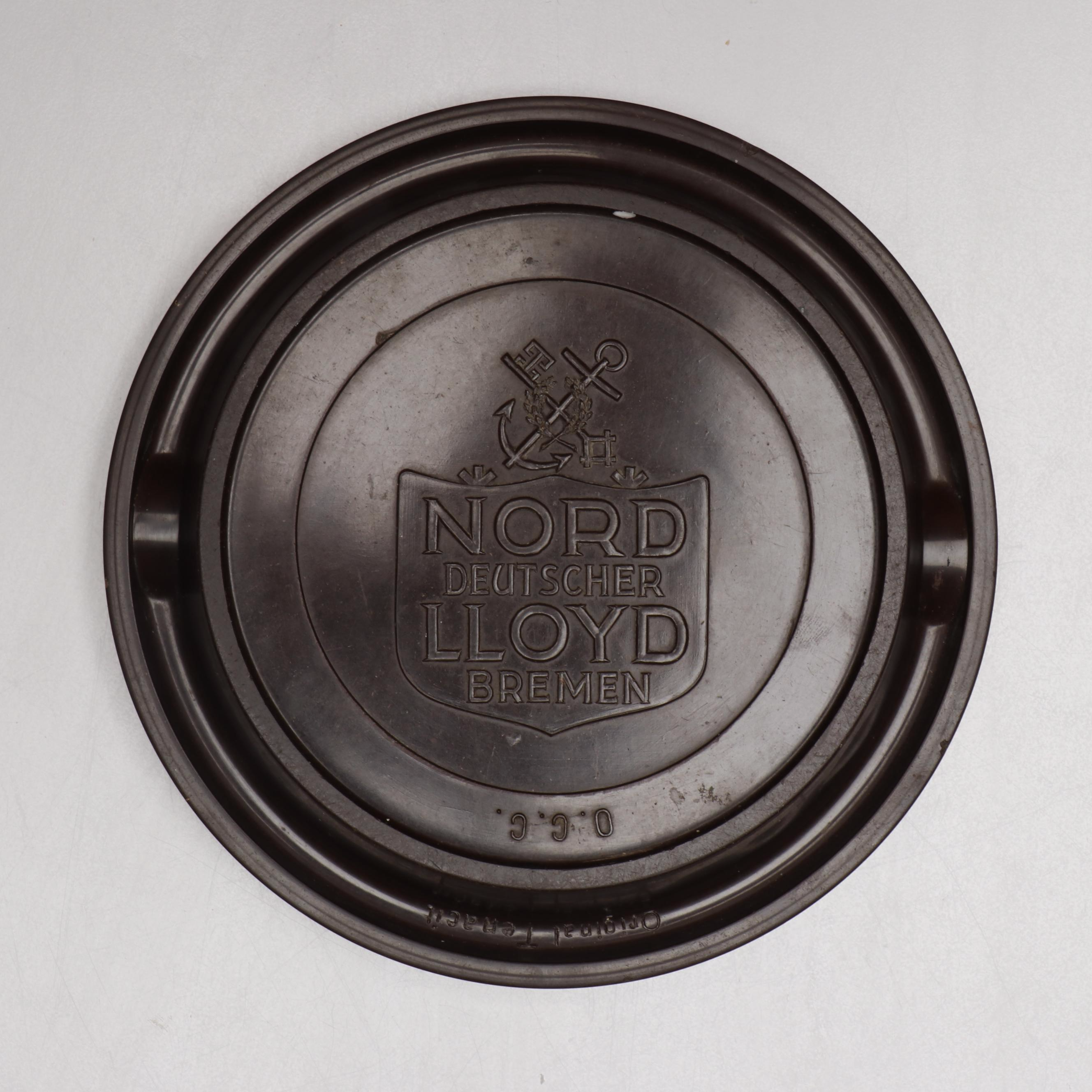 S.S. Europa Ashtray, Ribbon, Folding Knife and More Memorabilia, Early 20th C.