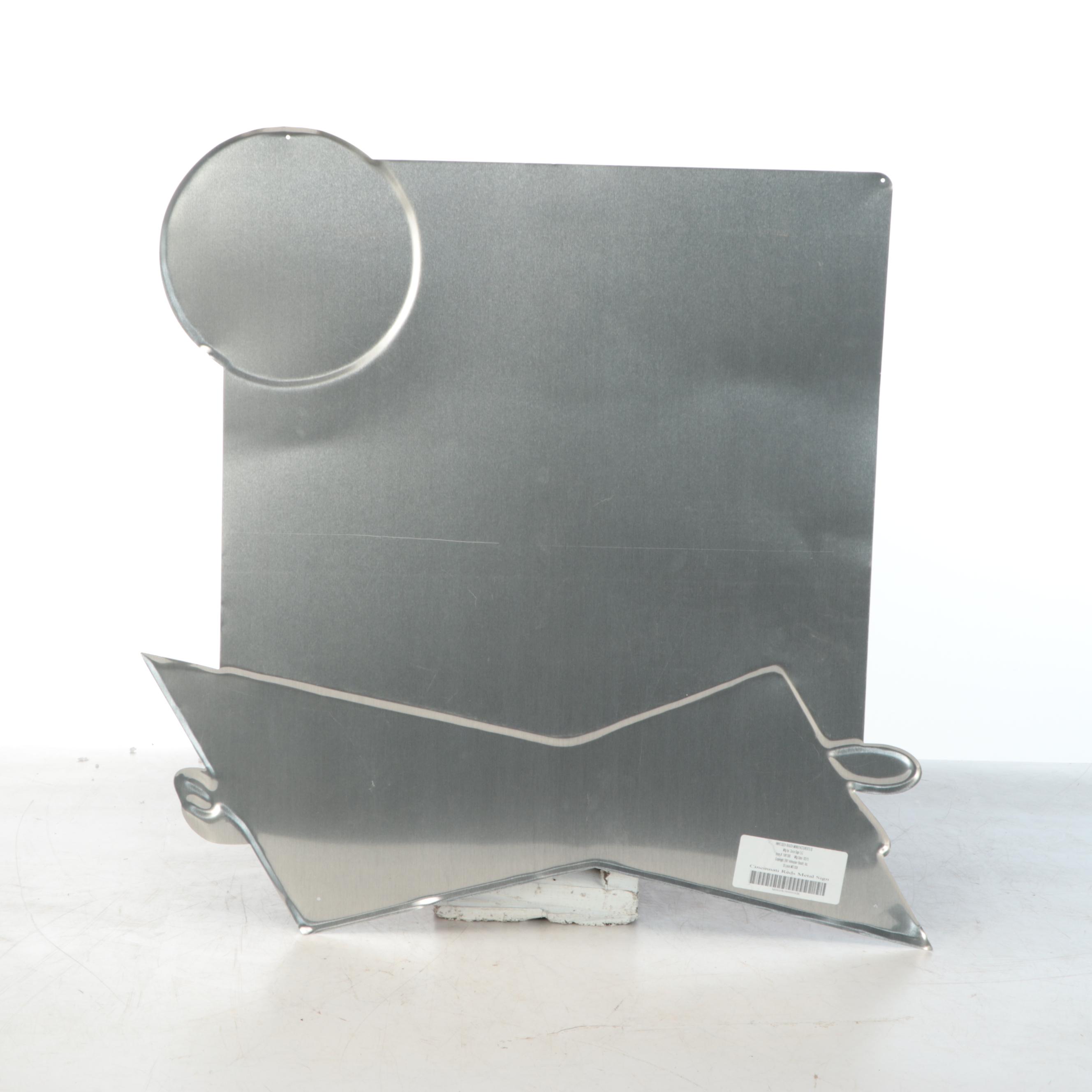 Budweiser Cincinnati Reds Baseball Commemorative Advertising Sign