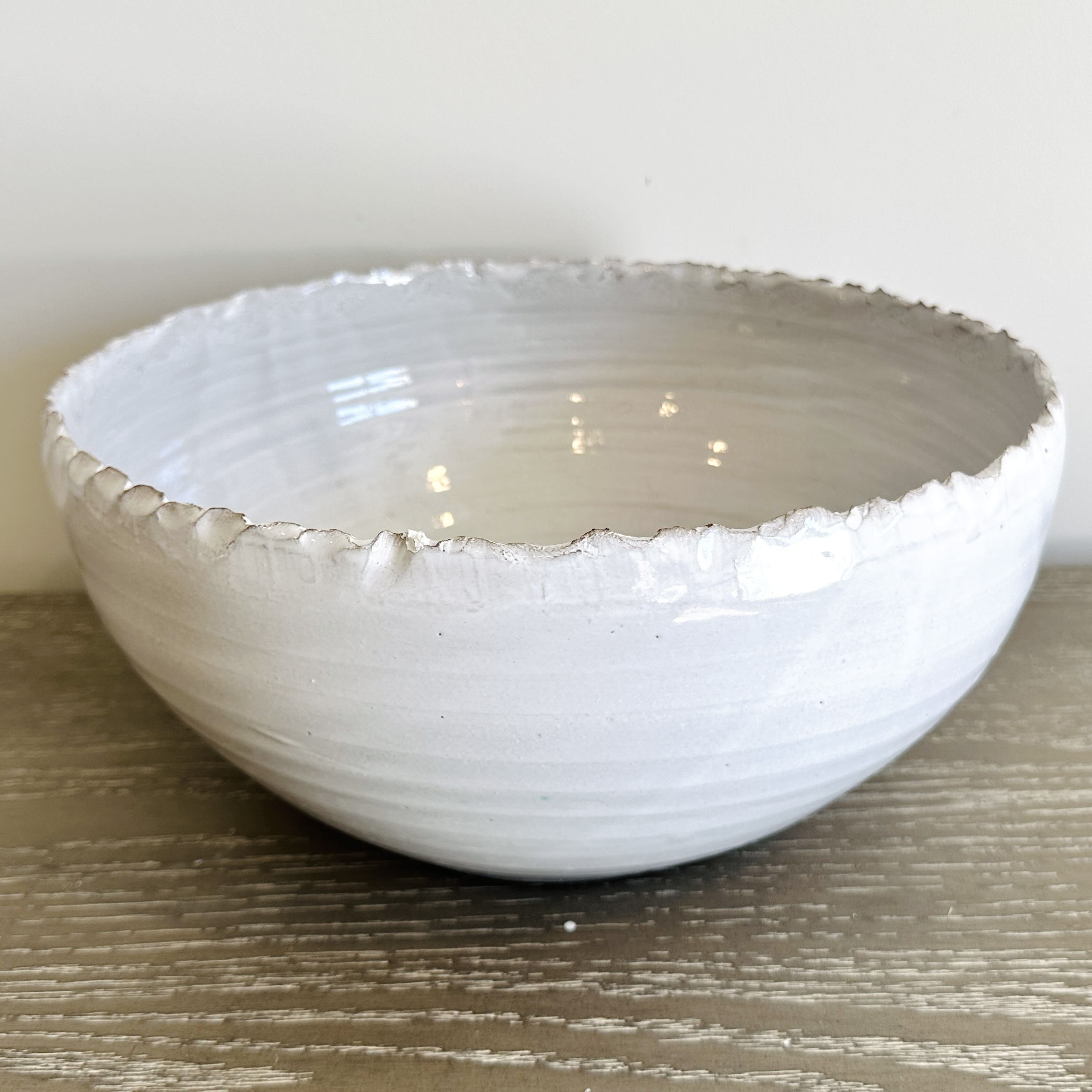 47th & Main Glazed Ceramic Vases with Earthenware Centerpiece Bowl