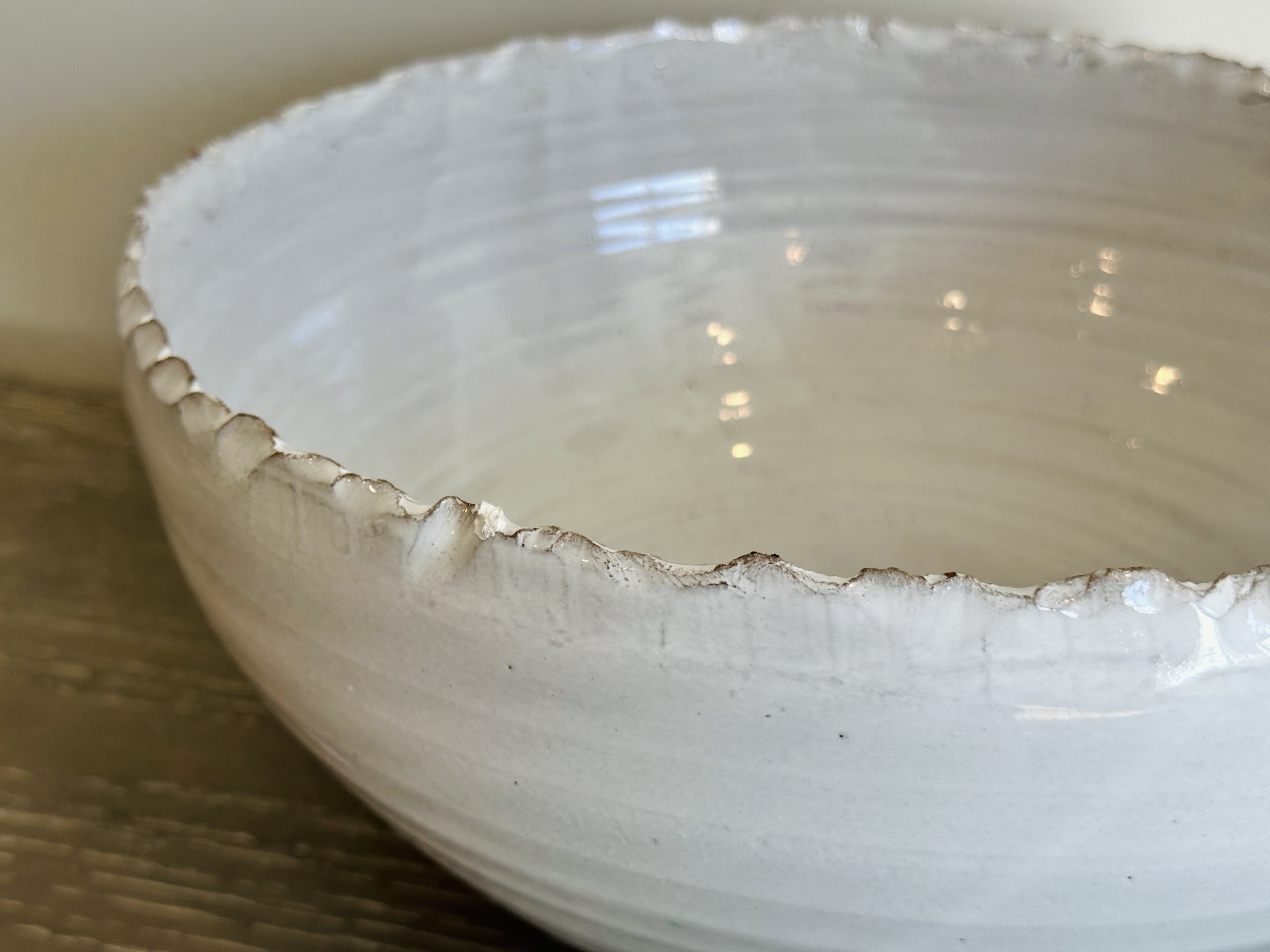 47th & Main Glazed Ceramic Vases with Earthenware Centerpiece Bowl