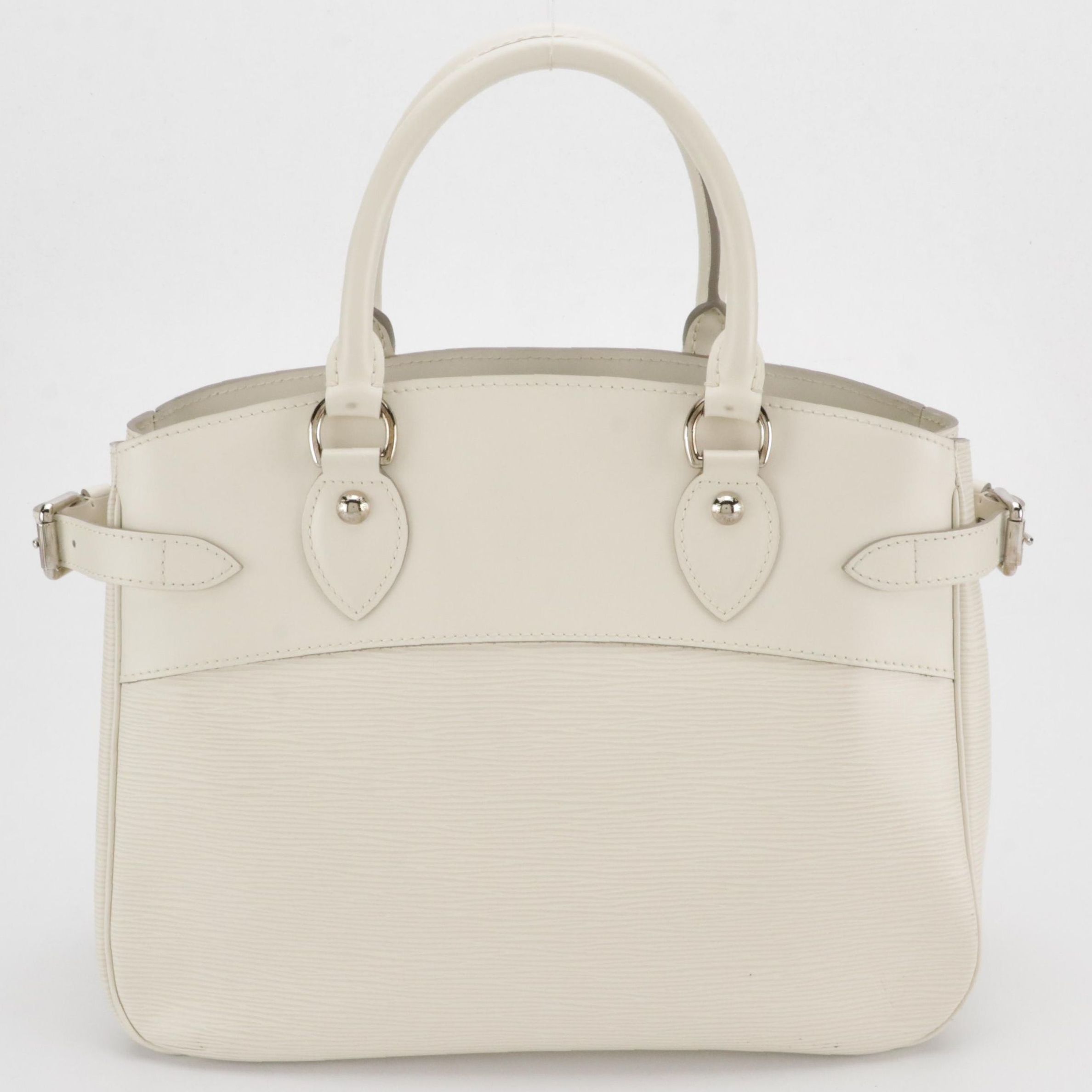 Louis Vuitton Passy PM Satchel in Ivorie Epi and Smooth Leather