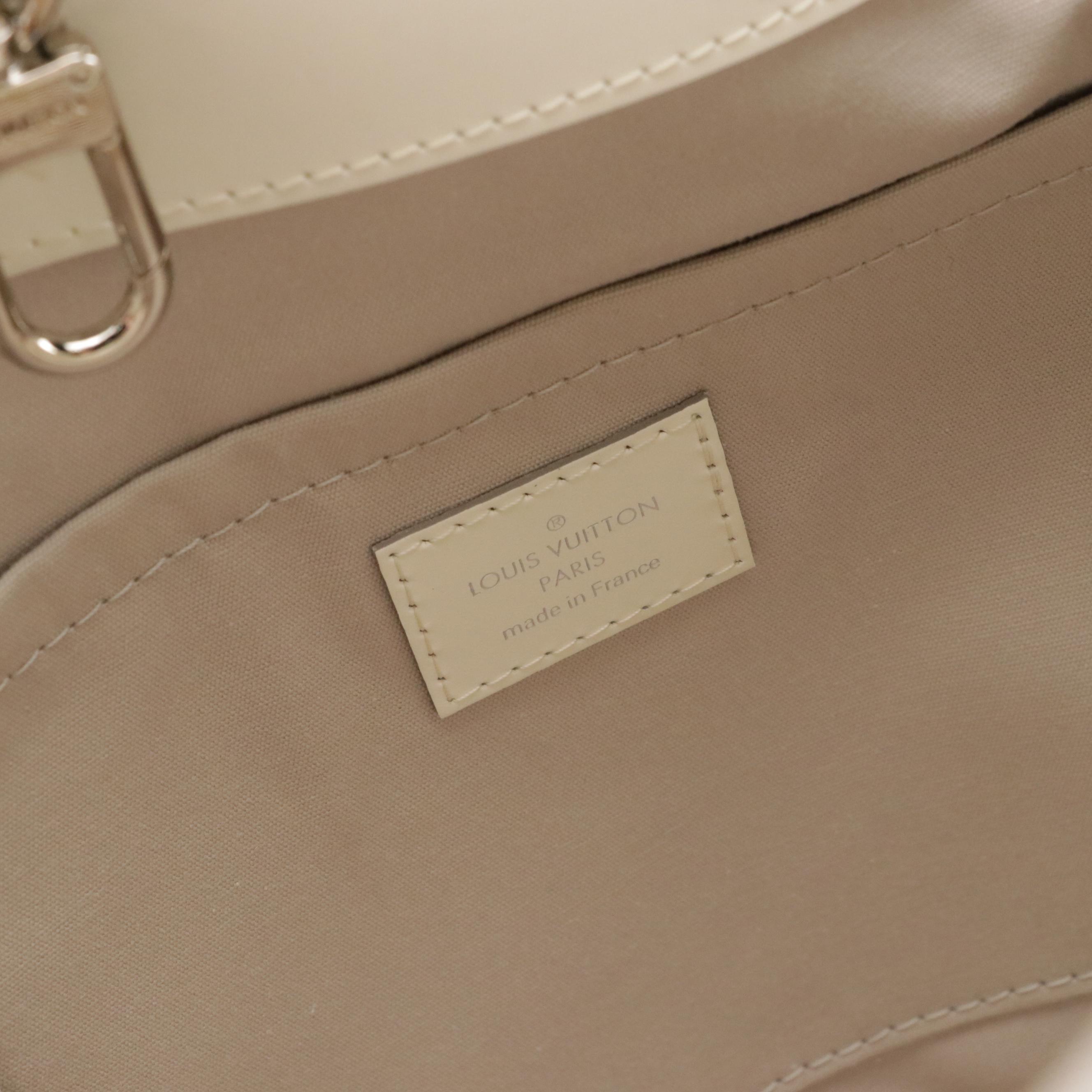 Louis Vuitton Passy PM Satchel in Ivorie Epi and Smooth Leather