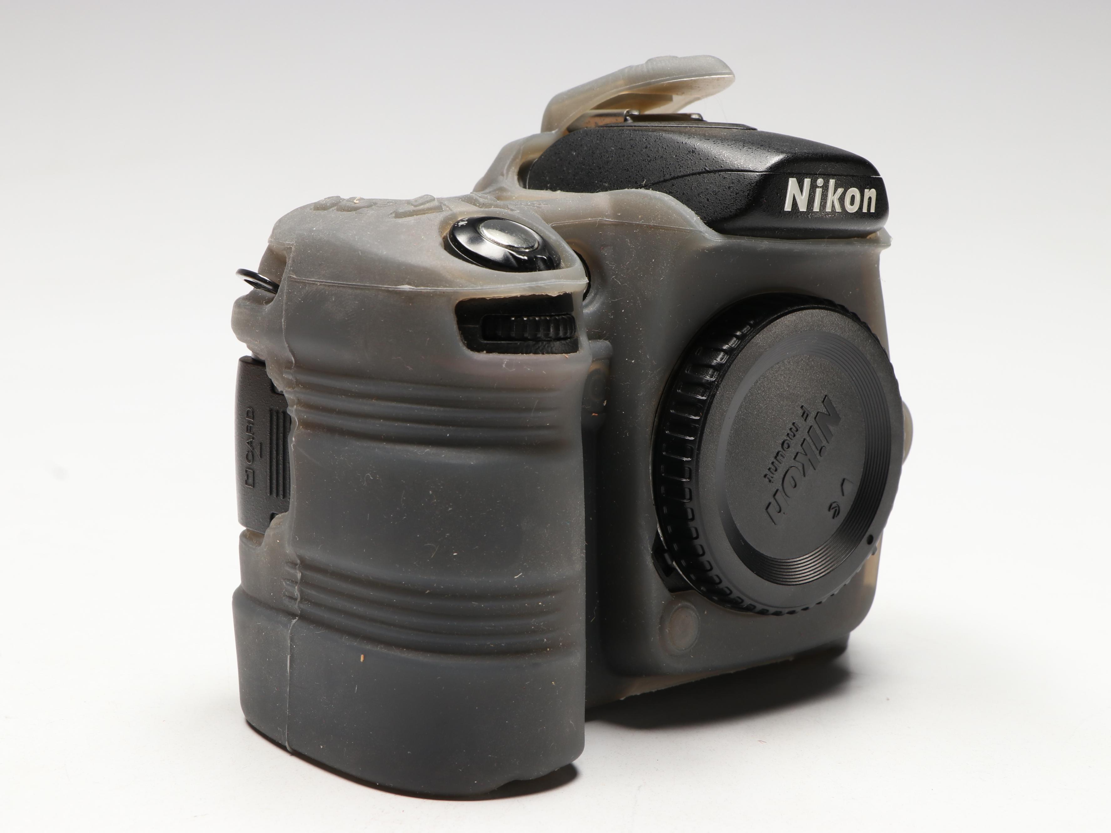 Nikon D80 SLR Camera with Hard Plastic Case and Accessories