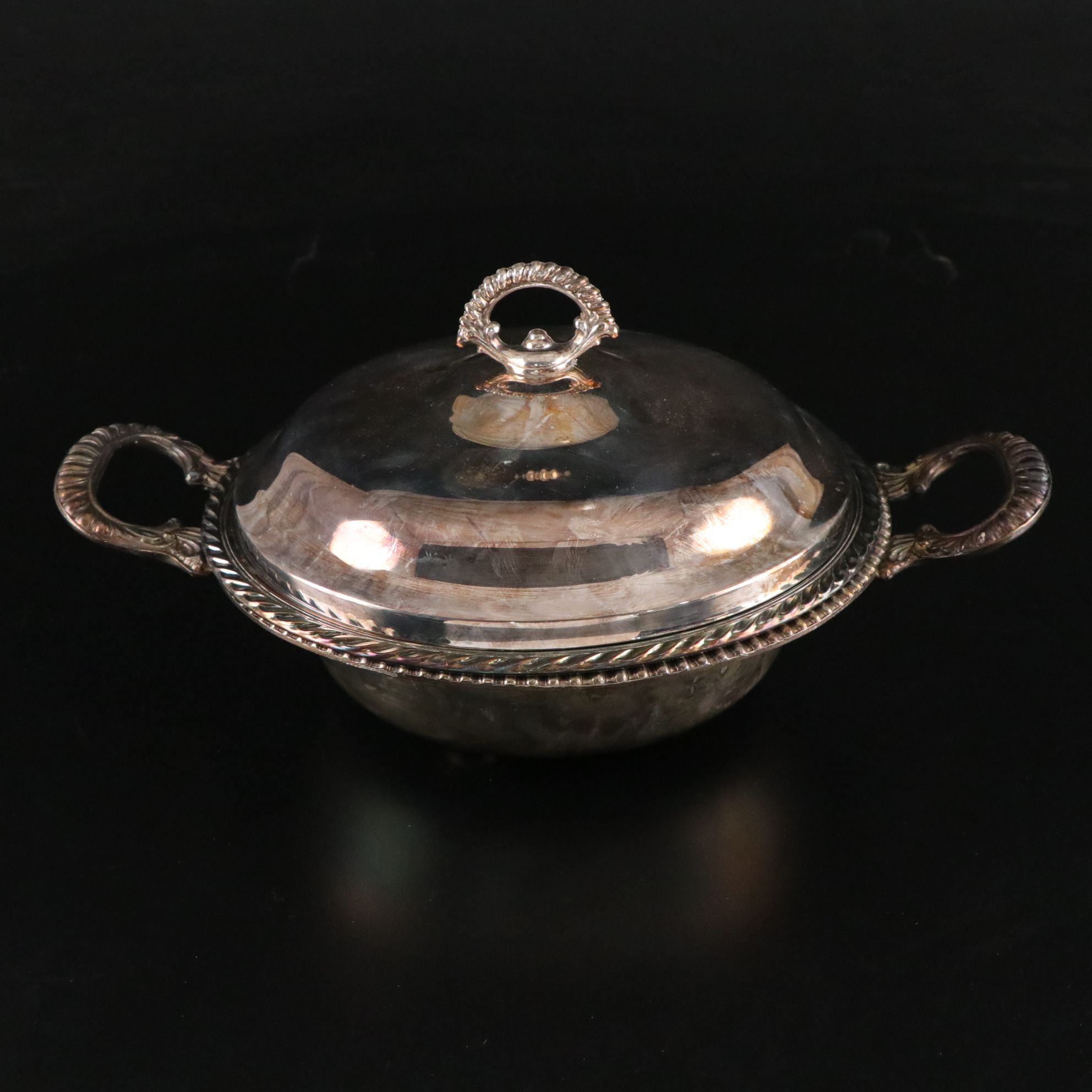 Silver Plate Casserole Carriers, Serving Bowls, and Salad Tongs