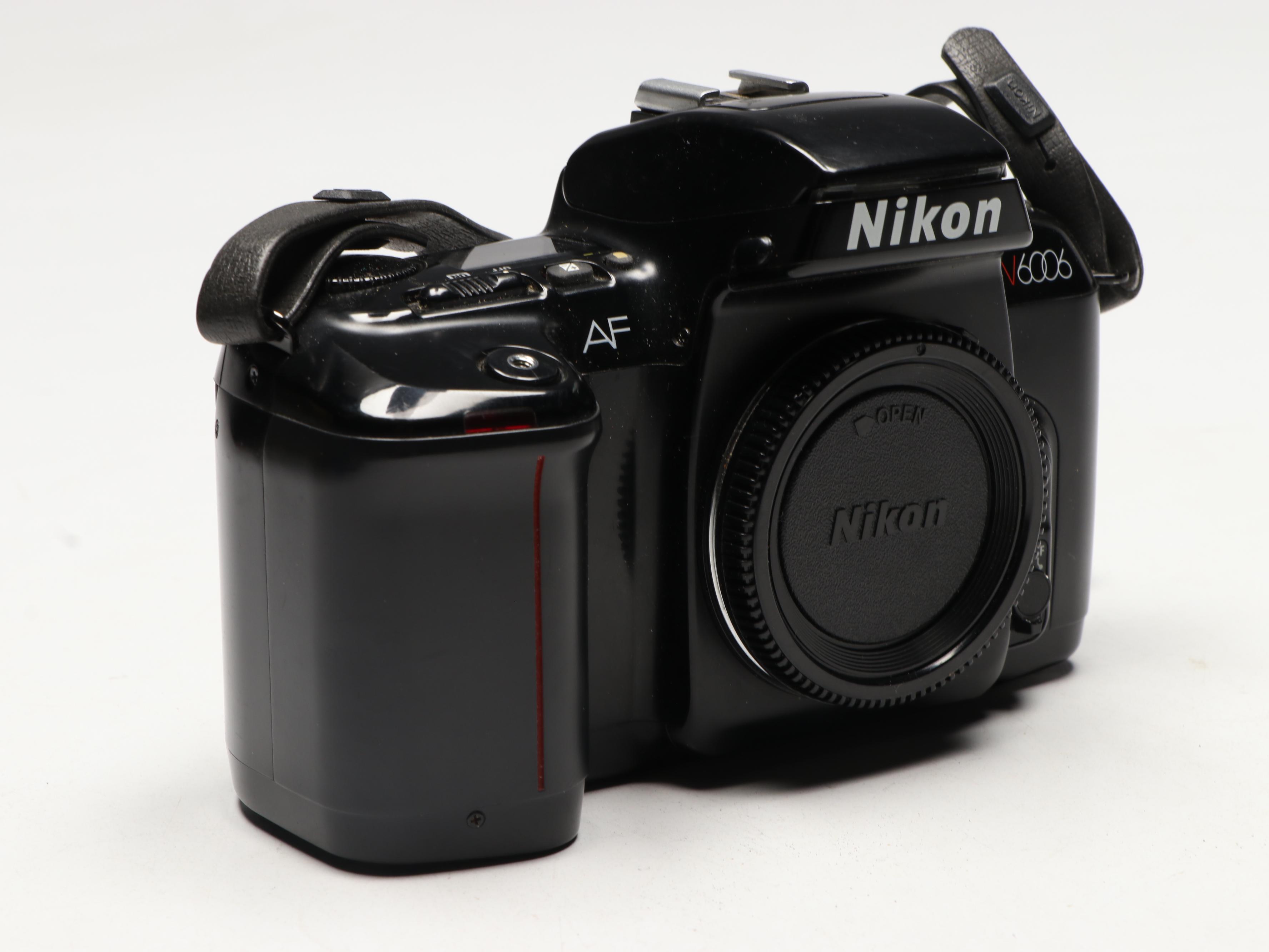 Nikon N6006 Film Camera with Other Cameras and Accessories