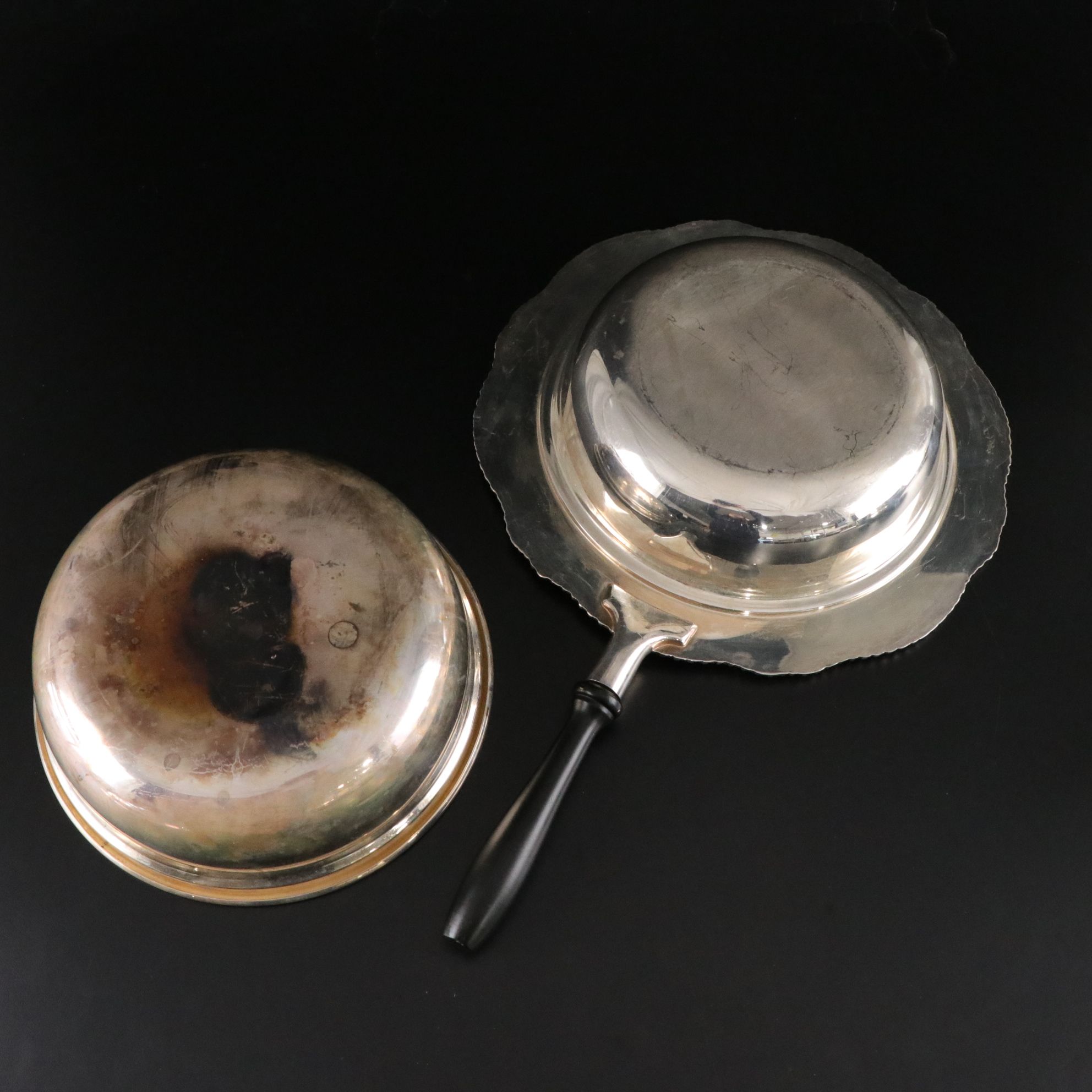 Webster-Wilcox "Staffordshire" Silver Plate Chafing Dish and Stand and More