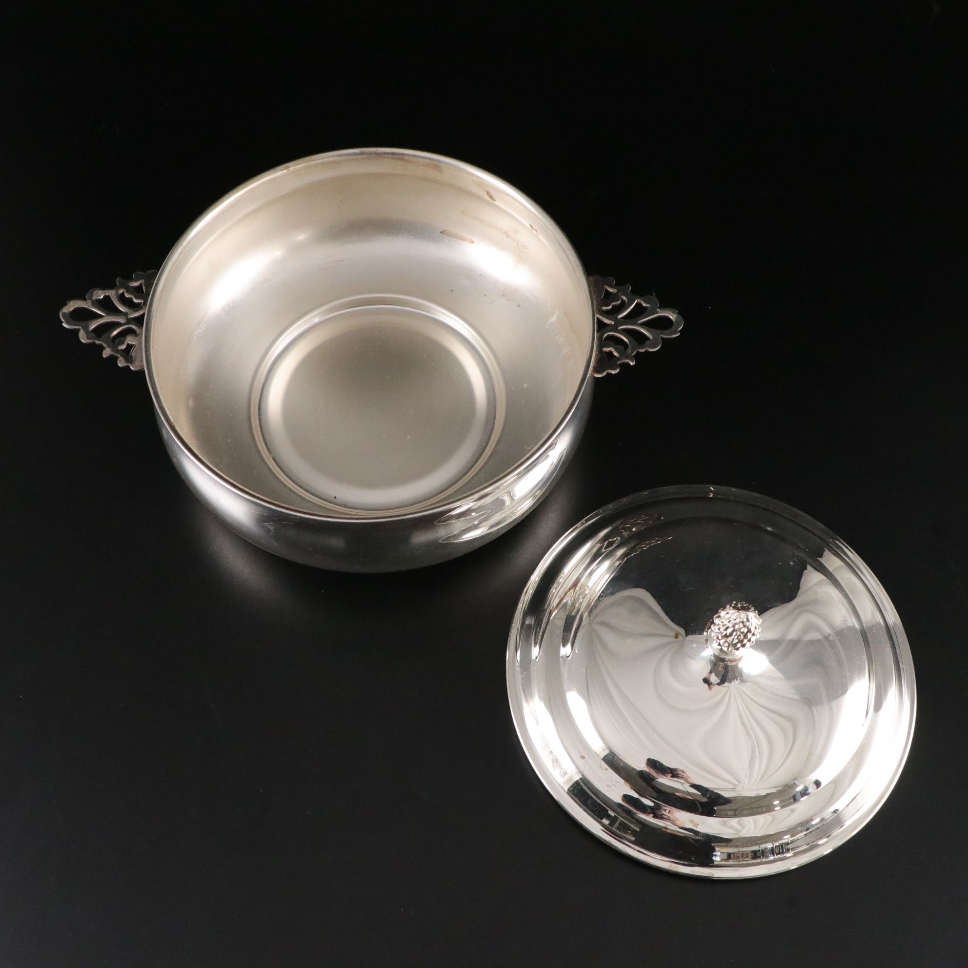 Webster-Wilcox "Staffordshire" Silver Plate Chafing Dish and Stand and More