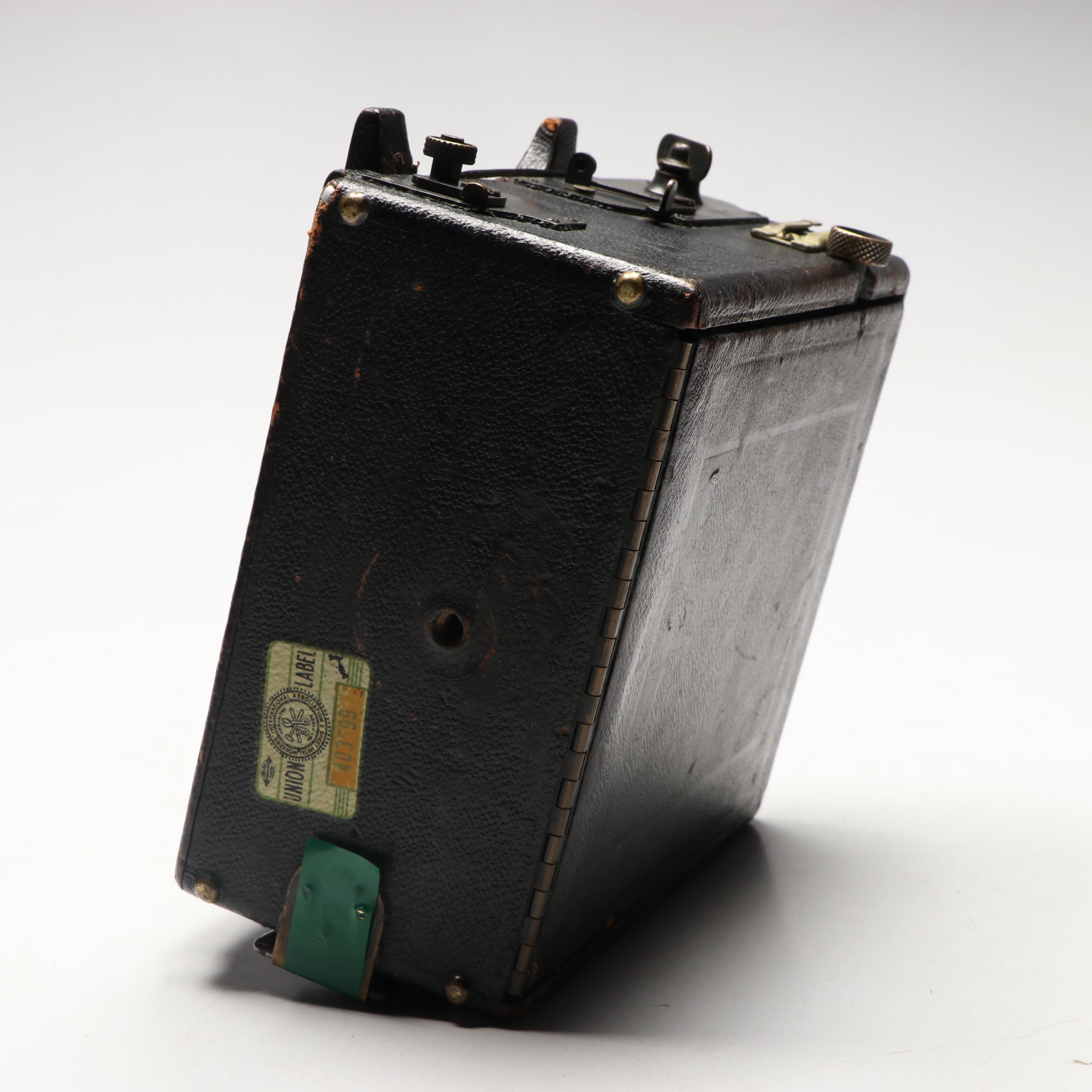 Graflex Speed Graphic Press Camera with Cowhide Bag and Other Accessories