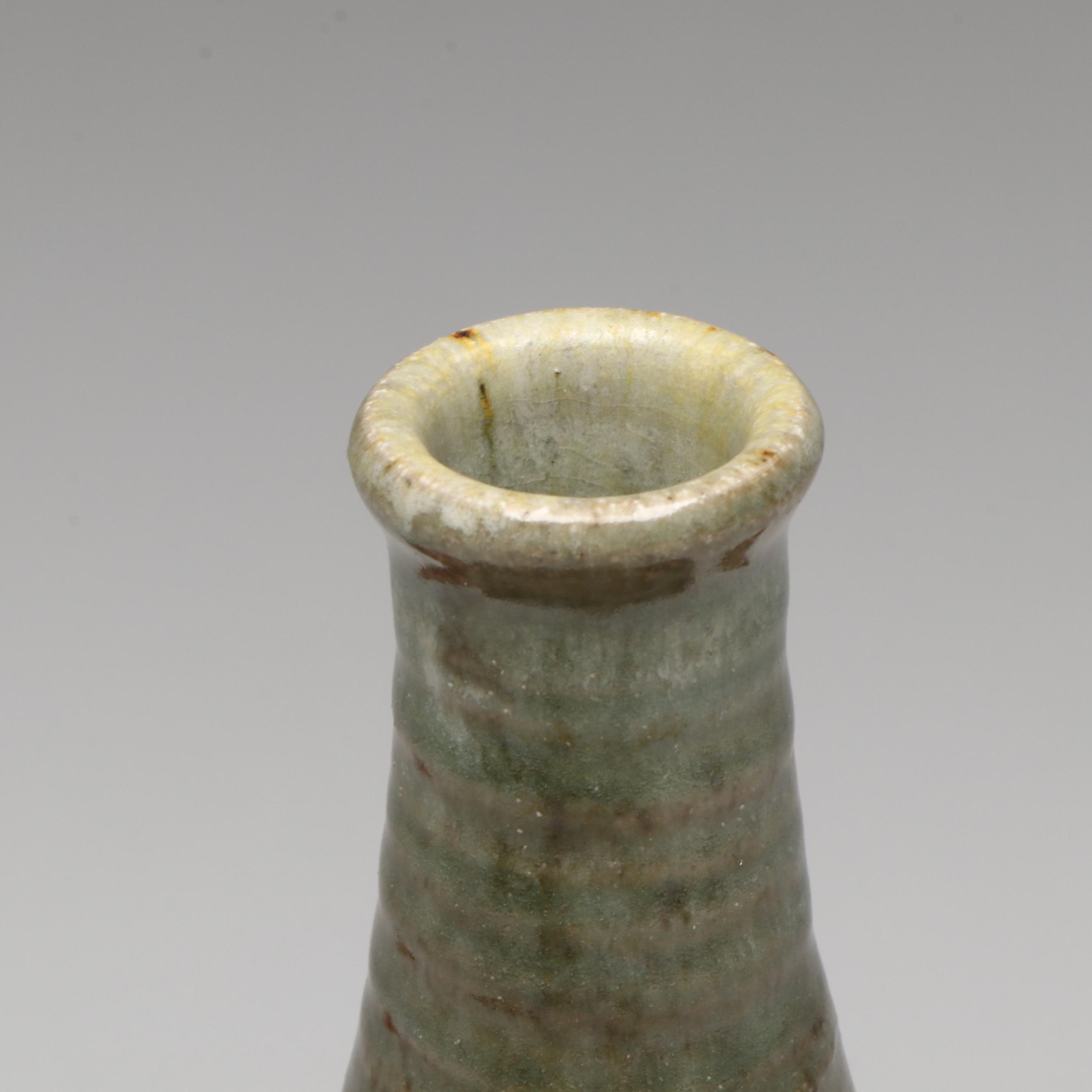 Phelps Pottery Folk Art Stoneware Face Jug